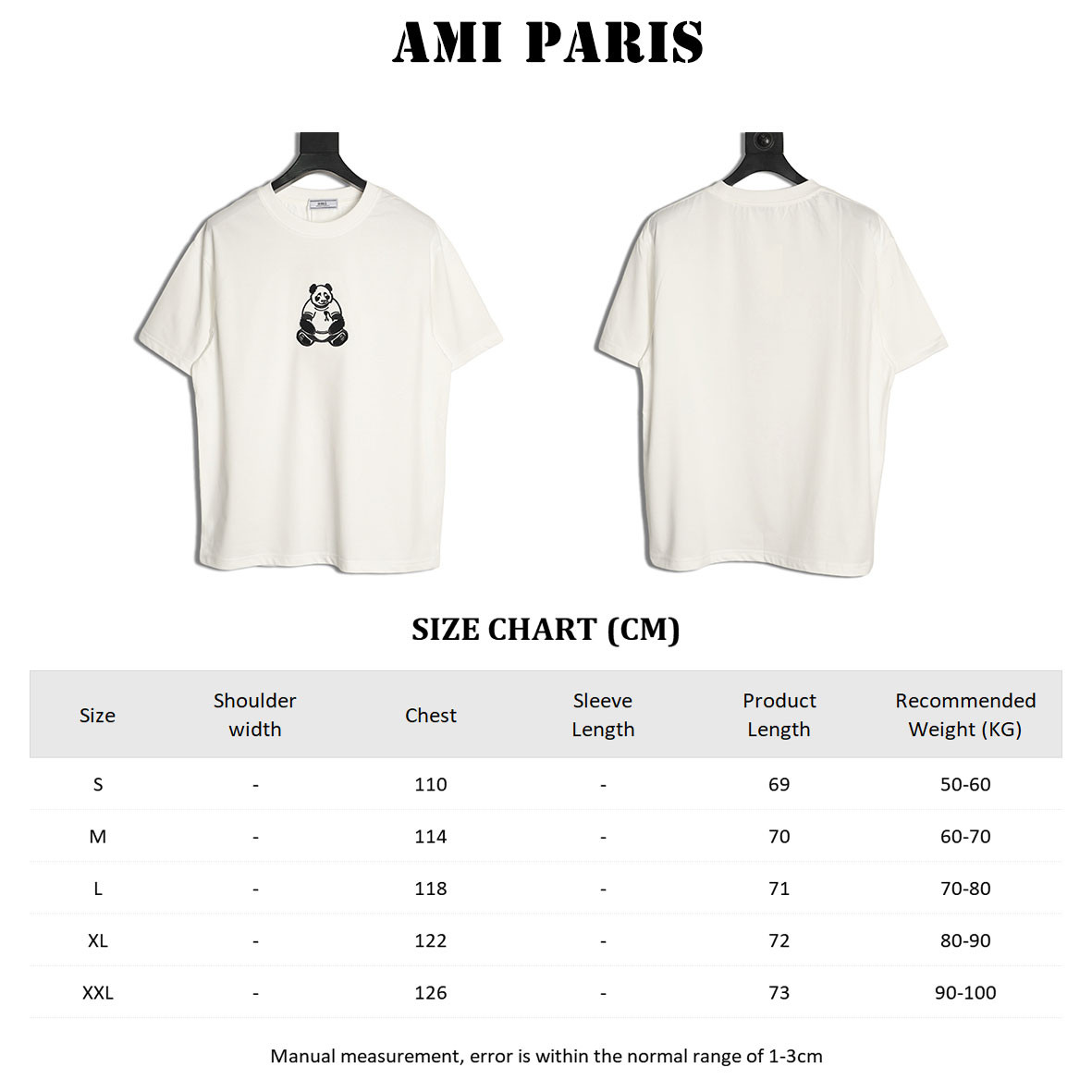 AMI PARIS 26SS Short-sleeved T-shirt