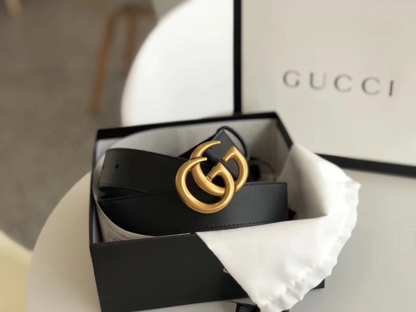 Gvc*1 GG buckle belt for women