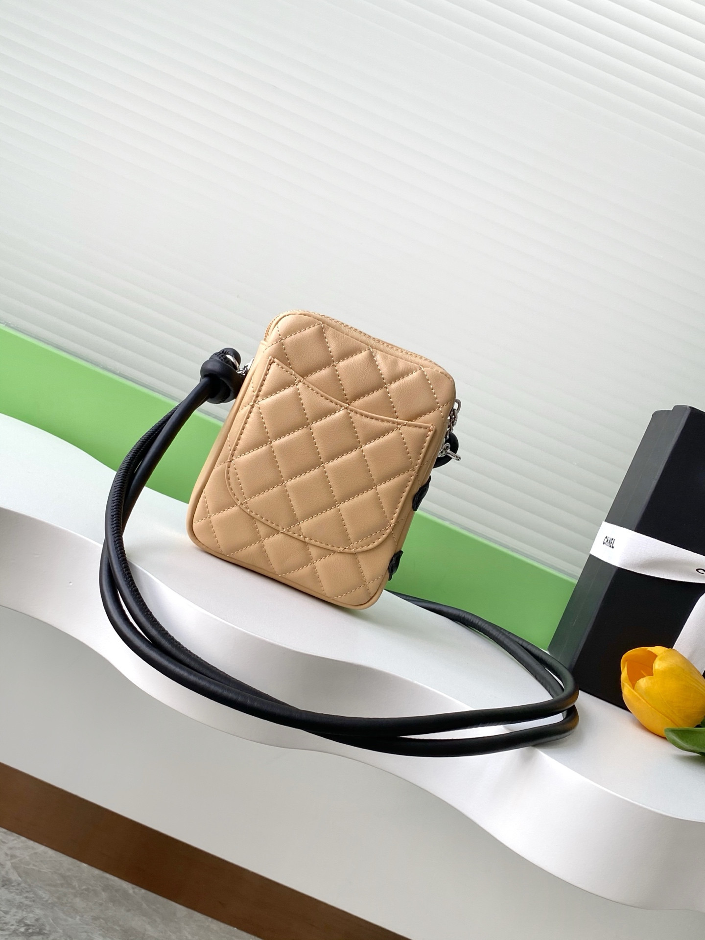 Ch**el cambon line crossbody bag 13x15x3.5cm