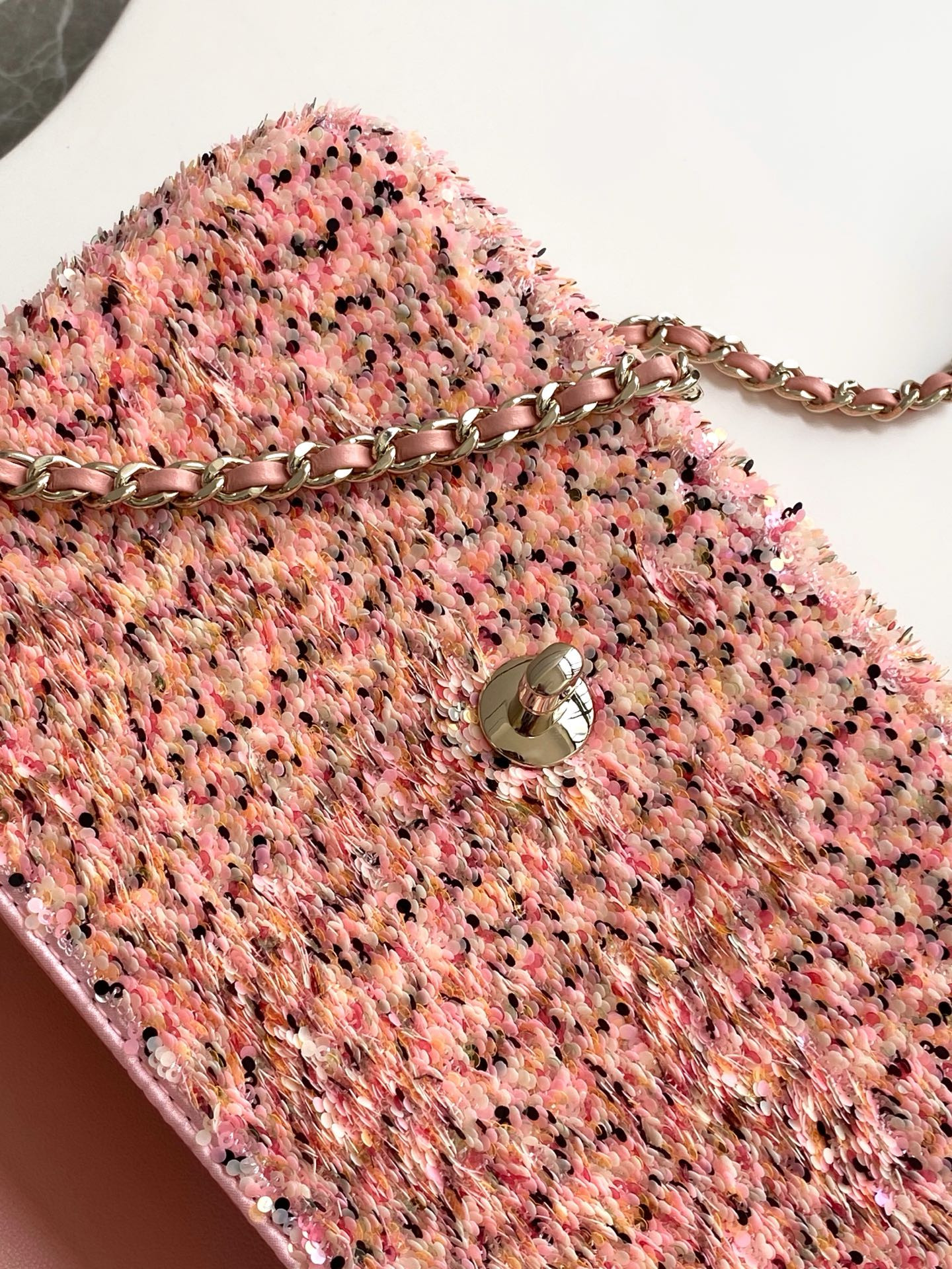Ch**el flap bag as4561 14x21x8cm