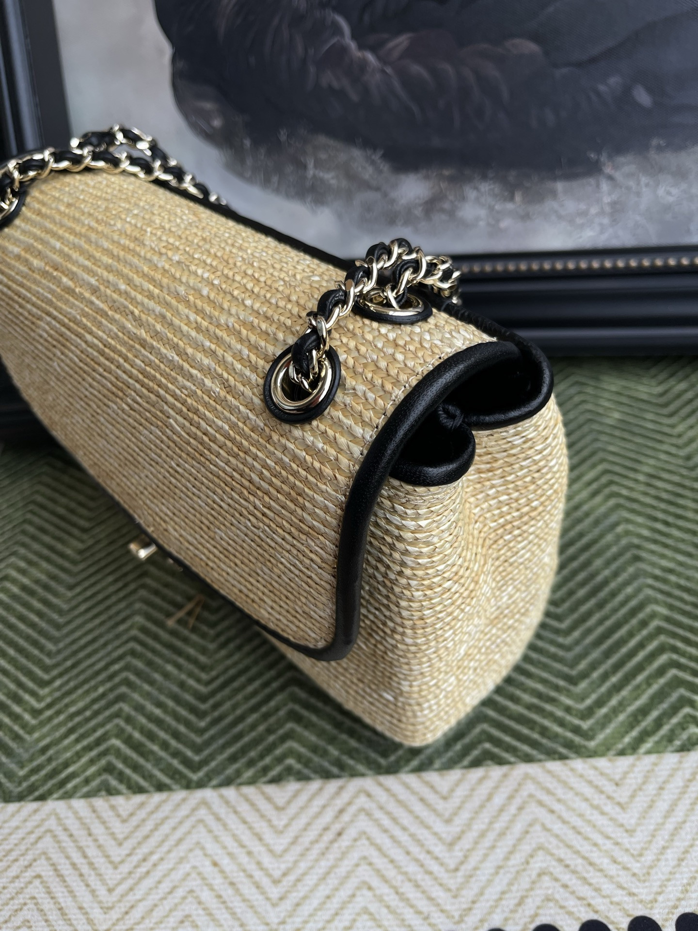 Ch**el flap bag as6017 23x14.5x6cm