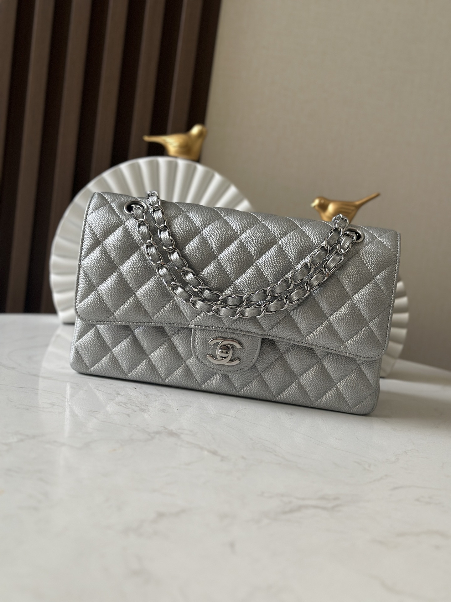 Ch**el classic flap bag 15x25.5x6cm