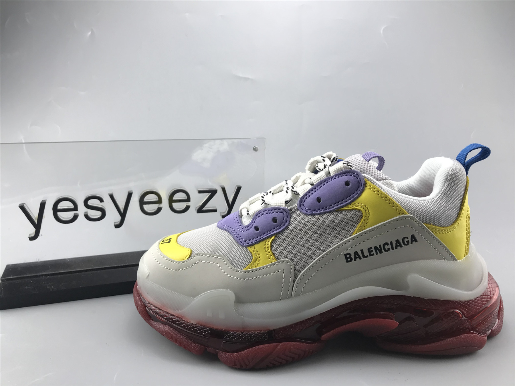 UA TRIPLE S SNEAKER RED PURPLE