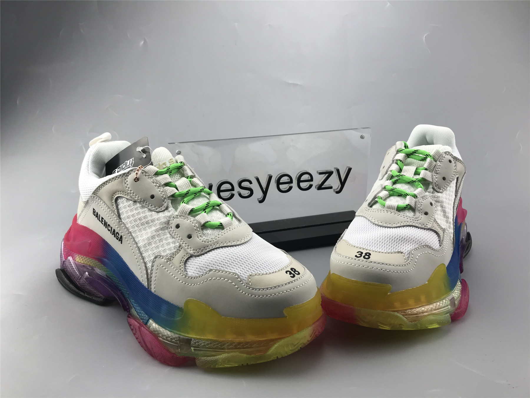 UA TRIPLE S SNEAKER GREY SLIVER WHITE