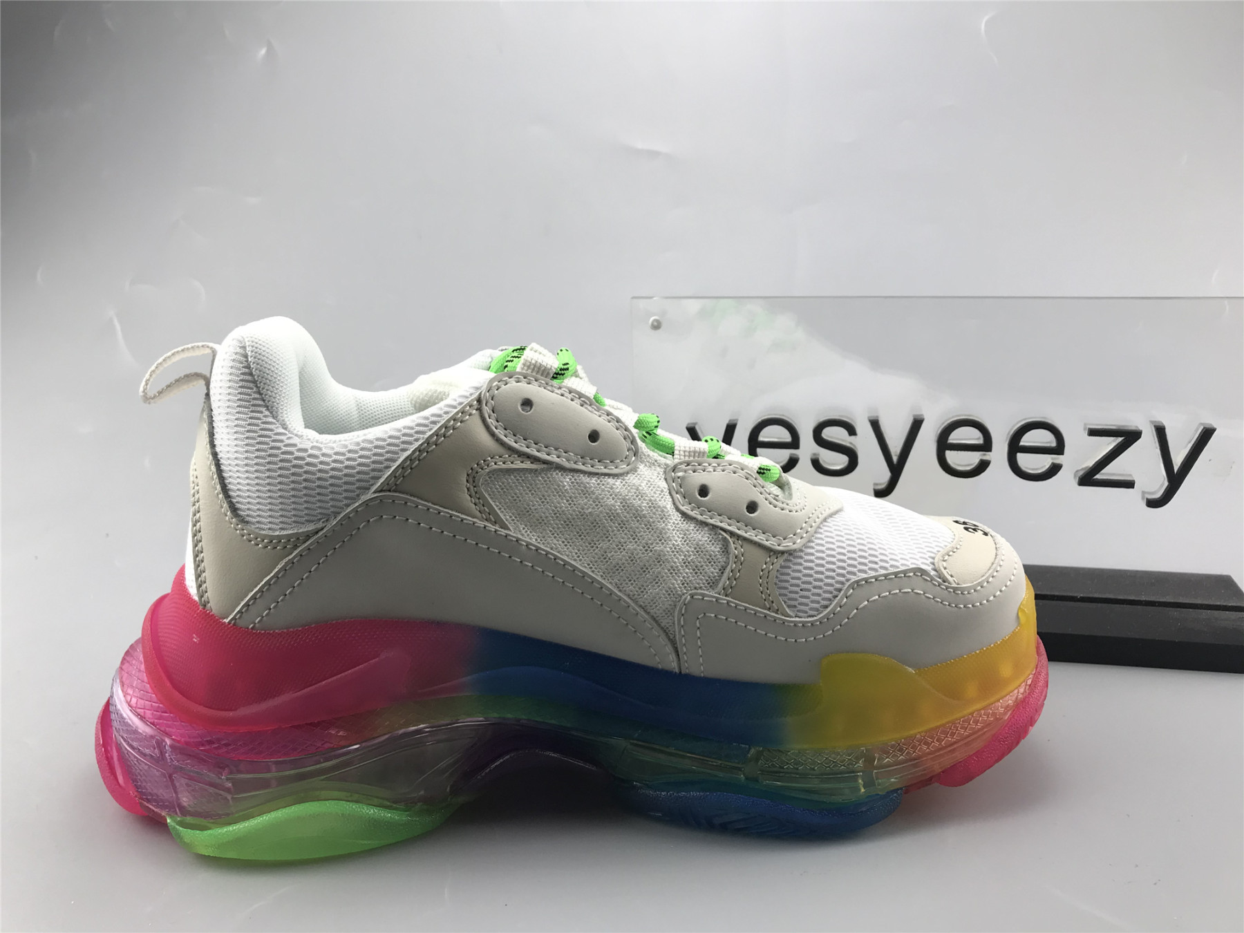 UA TRIPLE S SNEAKER GREY SLIVER WHITE