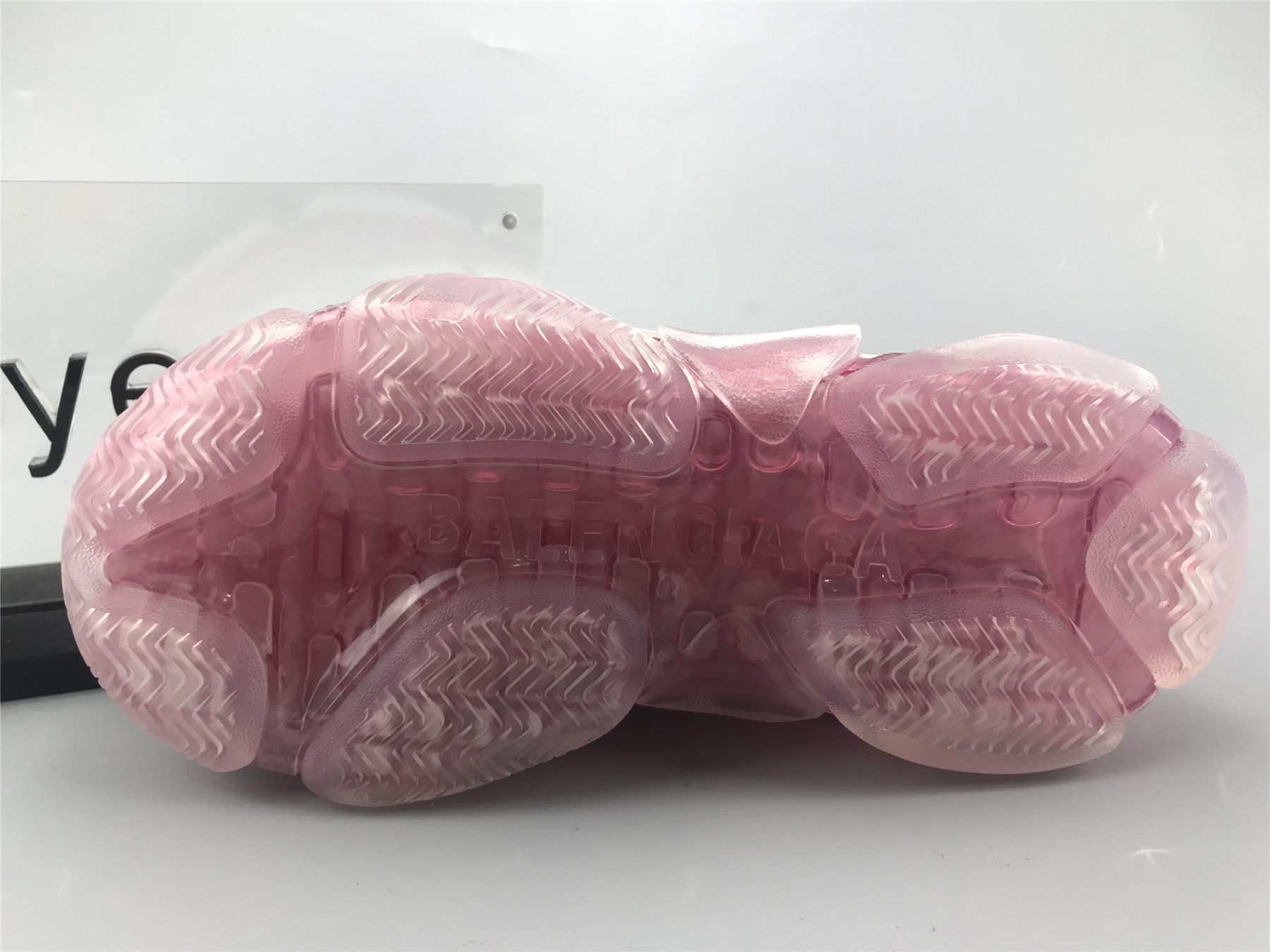 UA TRIPLE S CLEAR SOLE SNEAKER PURPLE RED