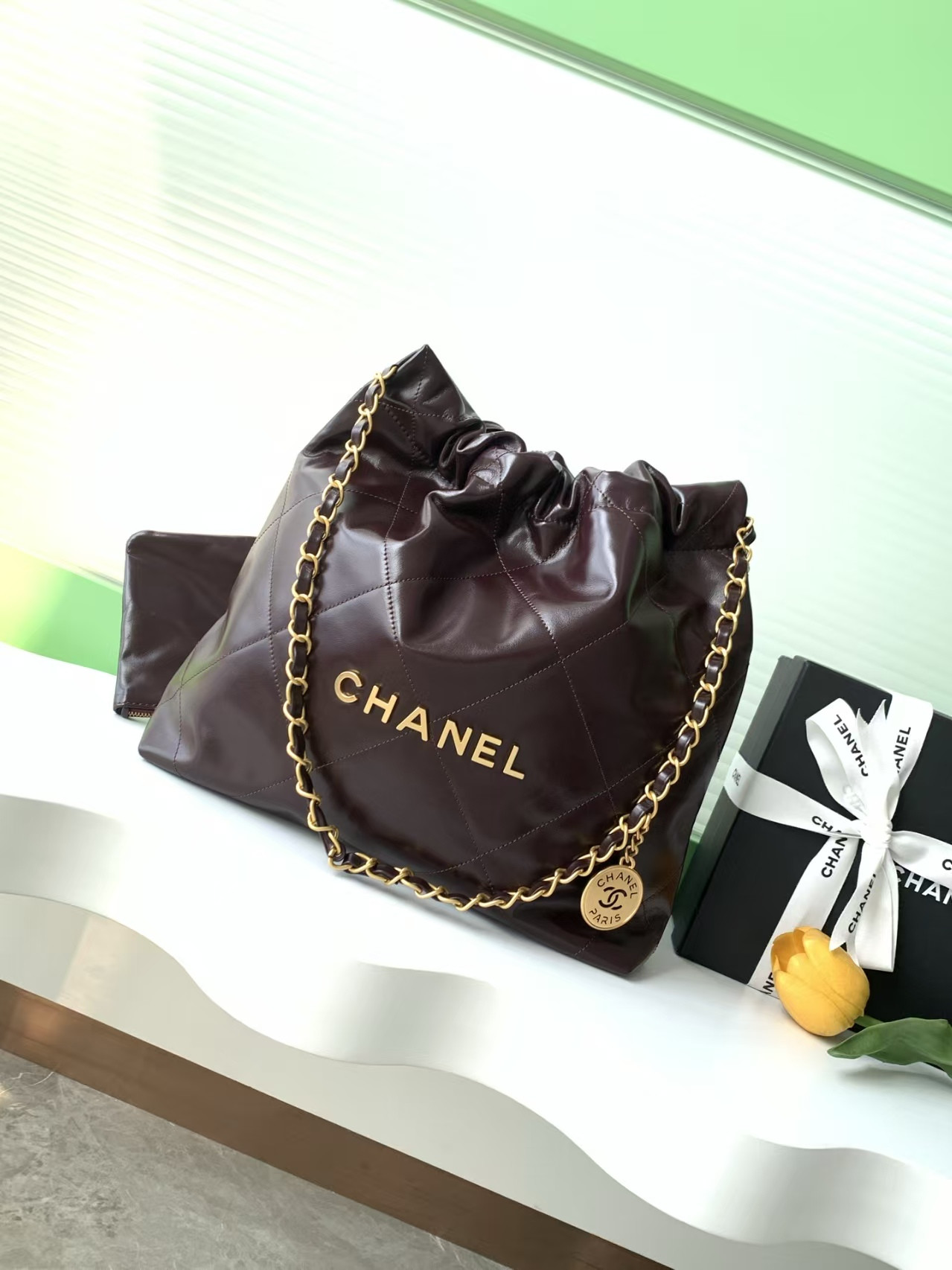 Ch**el 22 SMALL HANDBAG 35x37x7cm