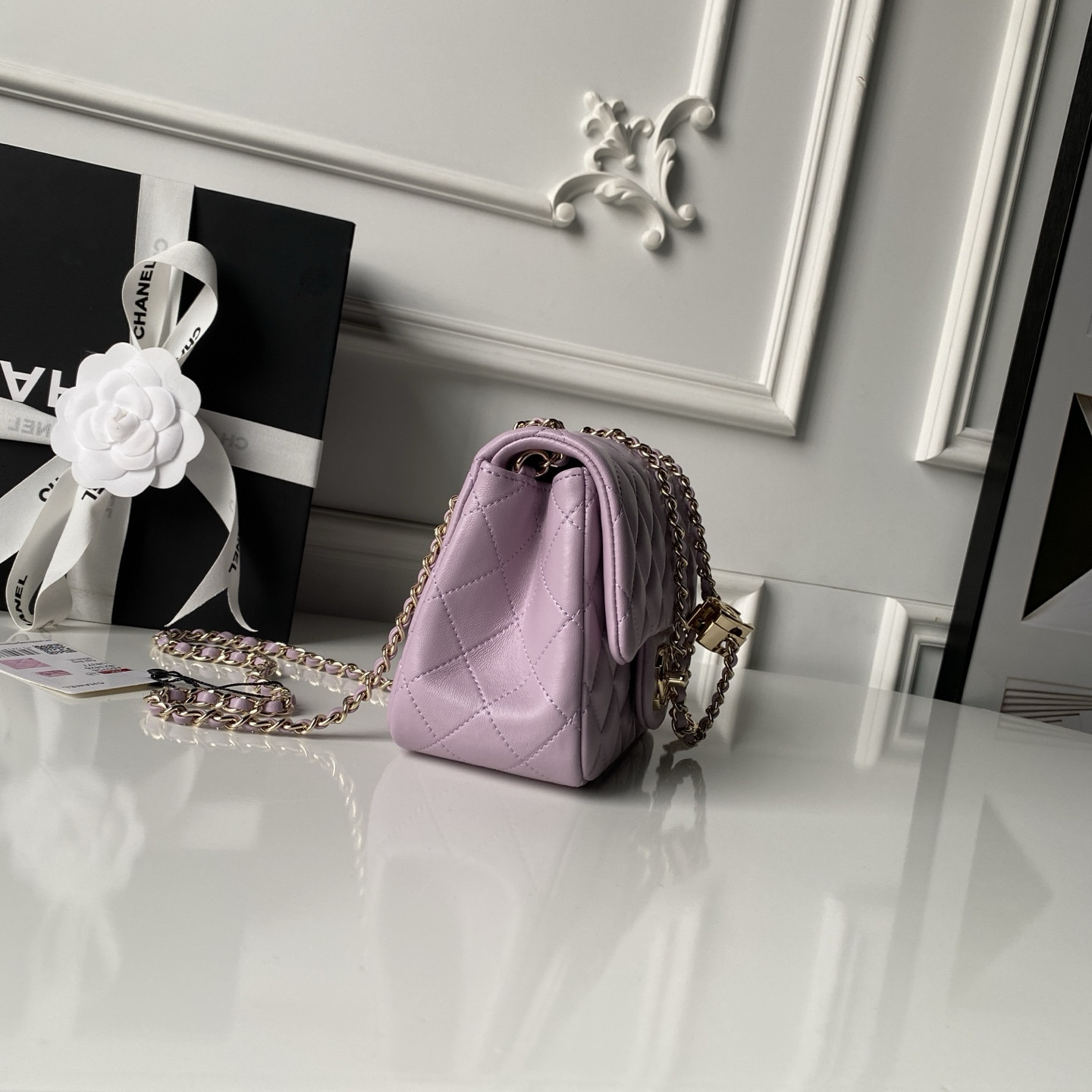 Ch**el classic flap handbag cf as5758 18x13x7cm