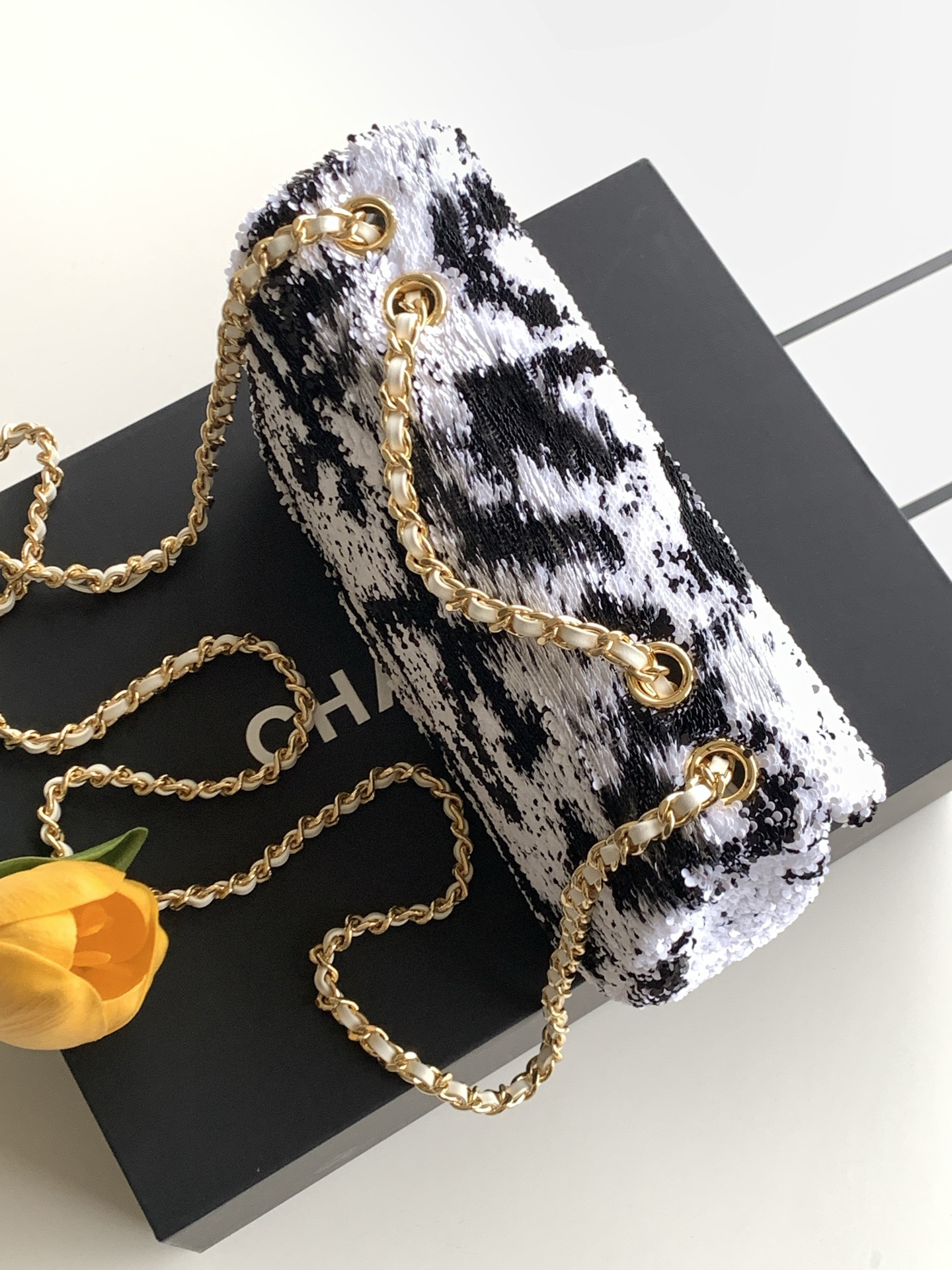 Ch**el flap bag as4418 14x21x8cm