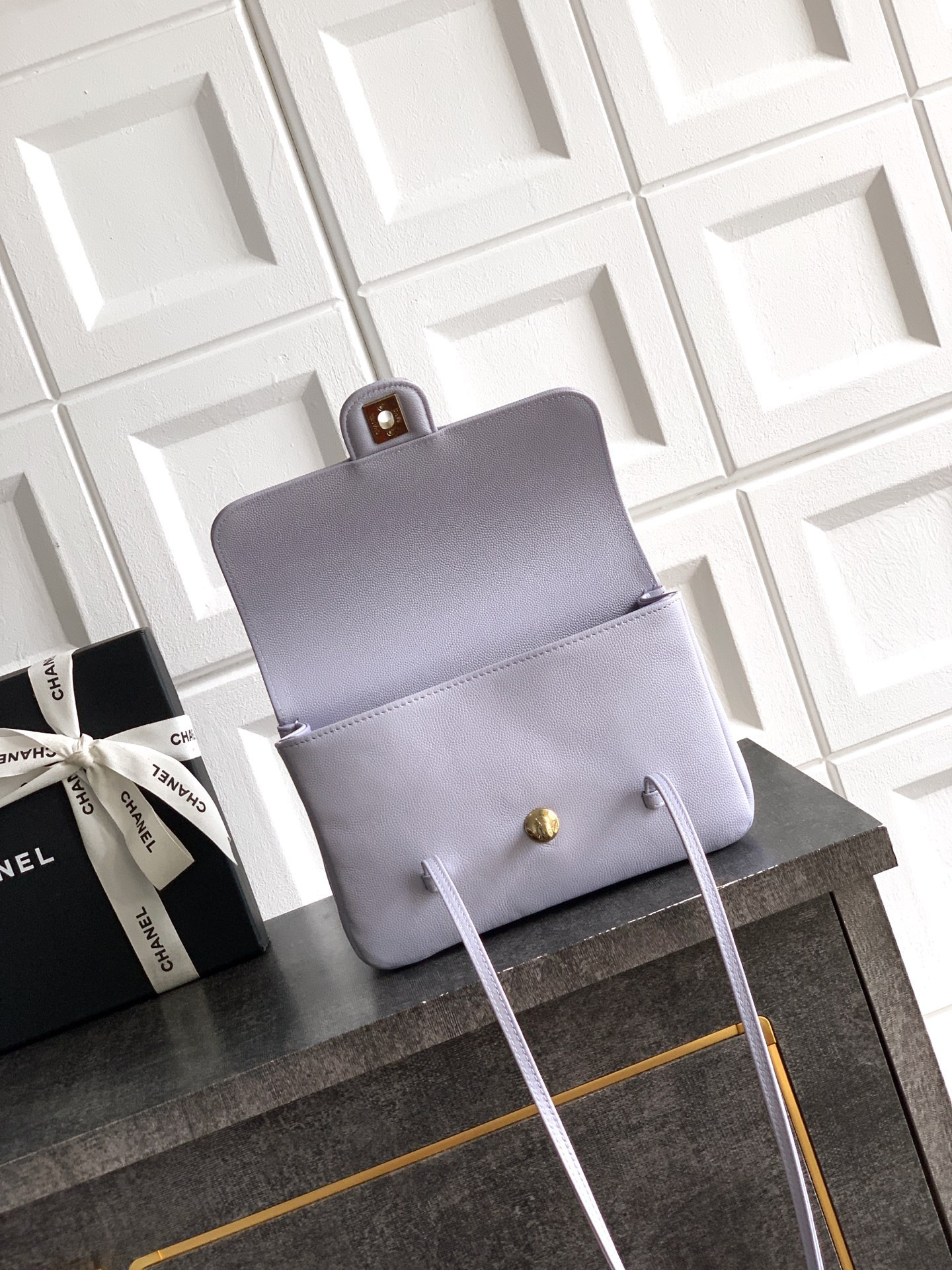 Ch**el small flap bag as6130 15x22x7cm
