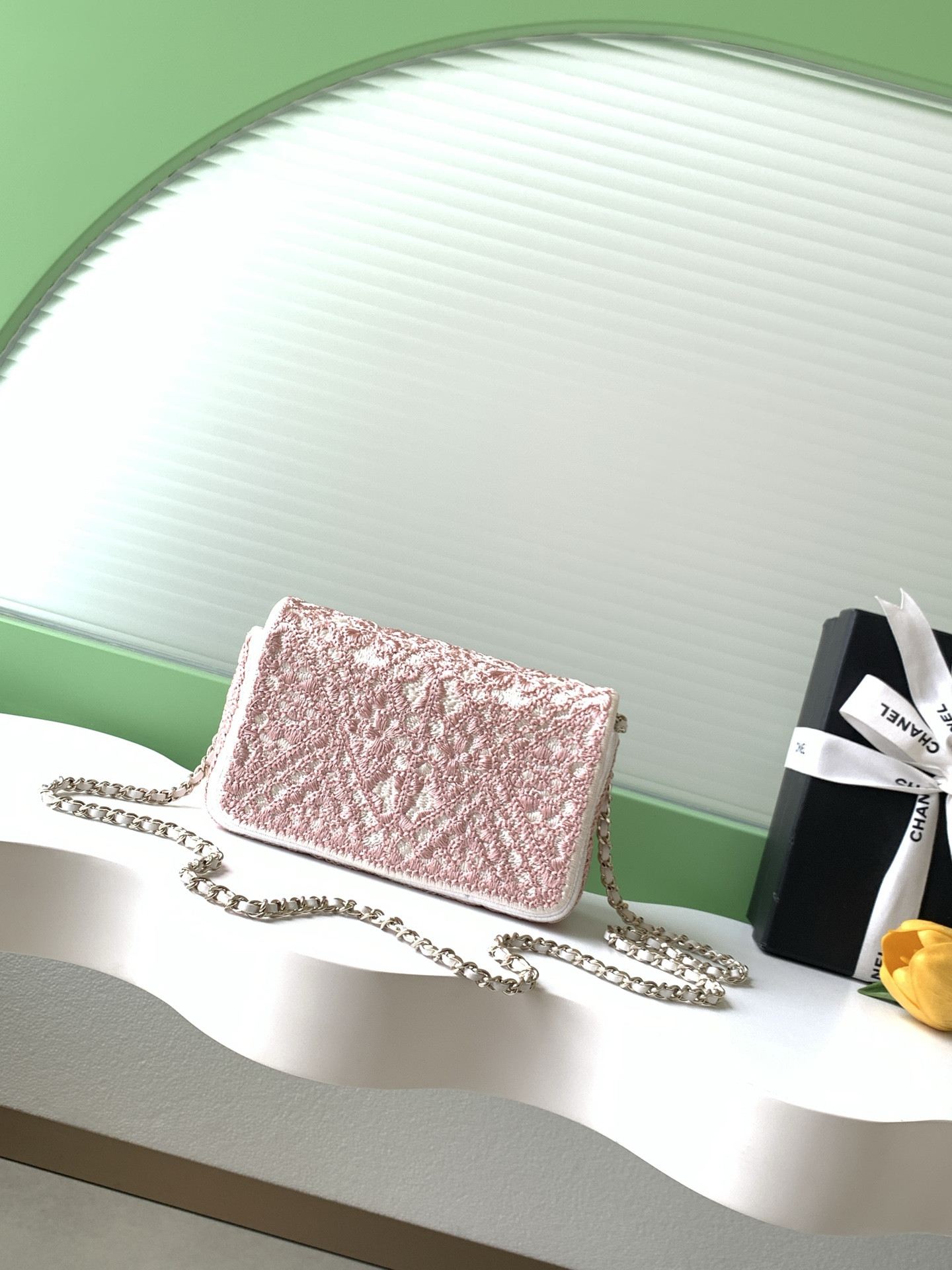 Ch**el flap bag as4561 14x21x8cm