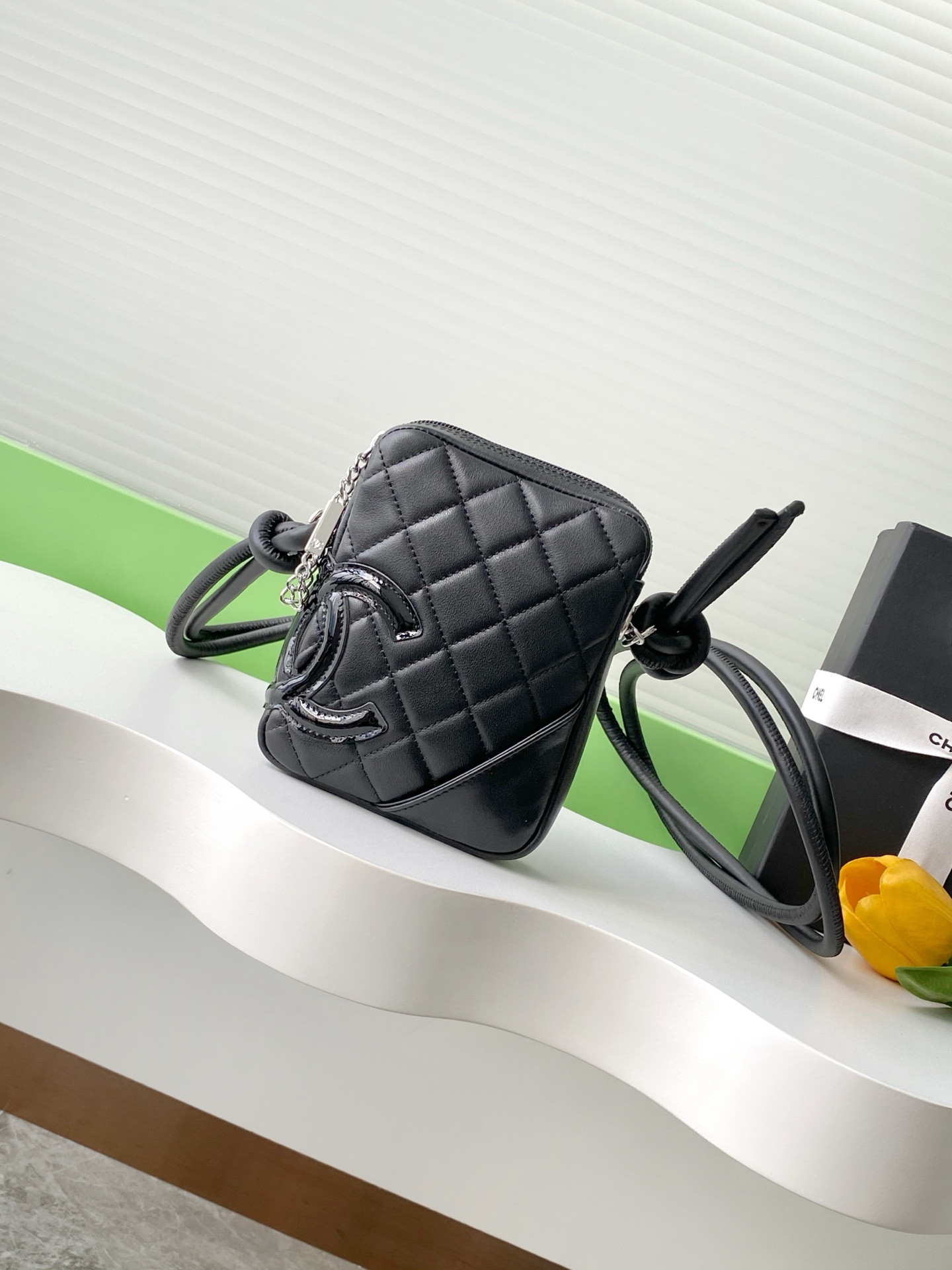 Ch**el cambon line crossbody bag 13x15x3.5cm