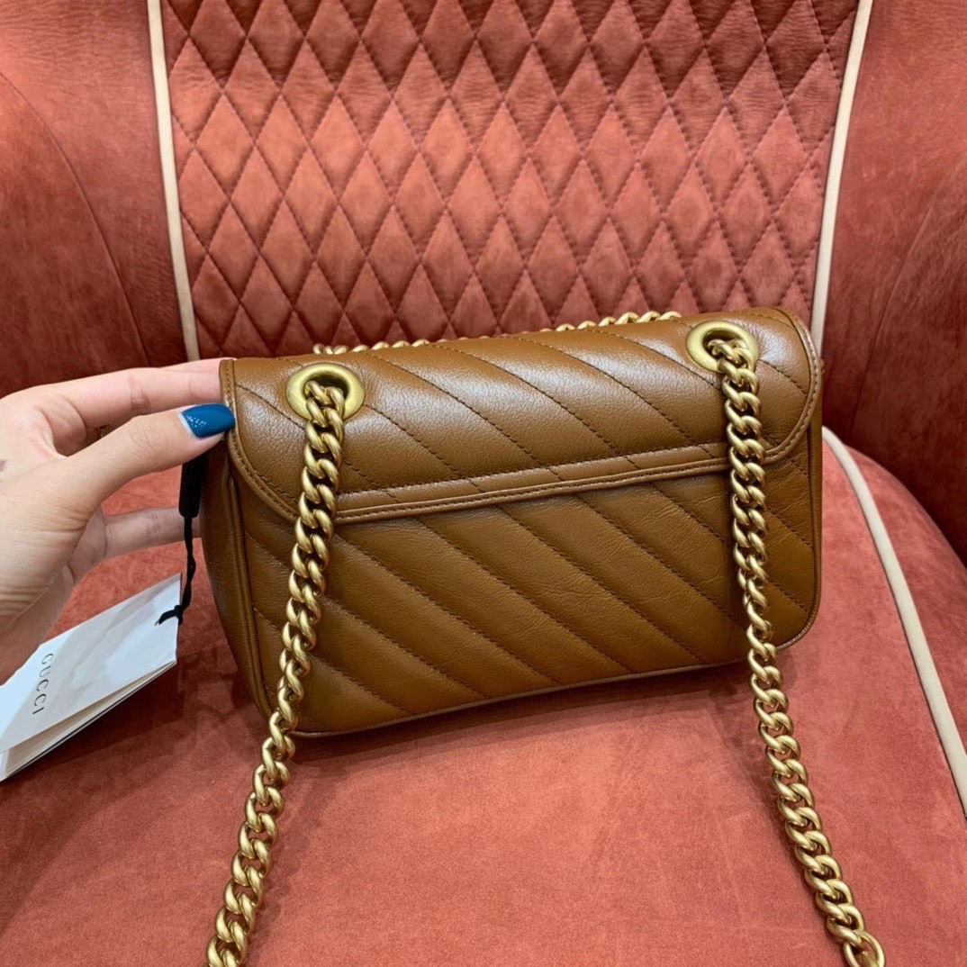 Gvc*1 GG Marmont mini matelasse shoulder bag 22cm