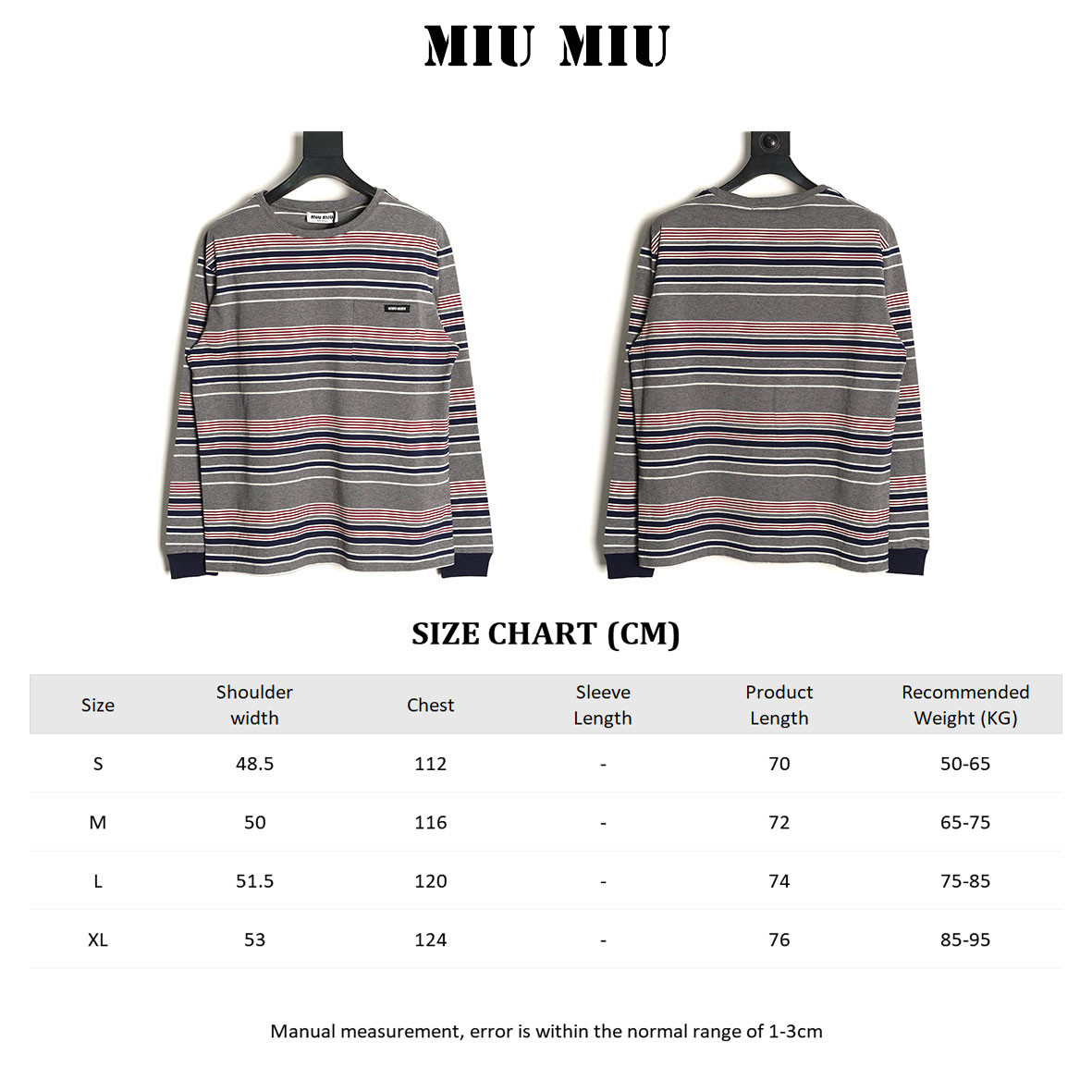 M1v M1v long-sleeved t-shirt