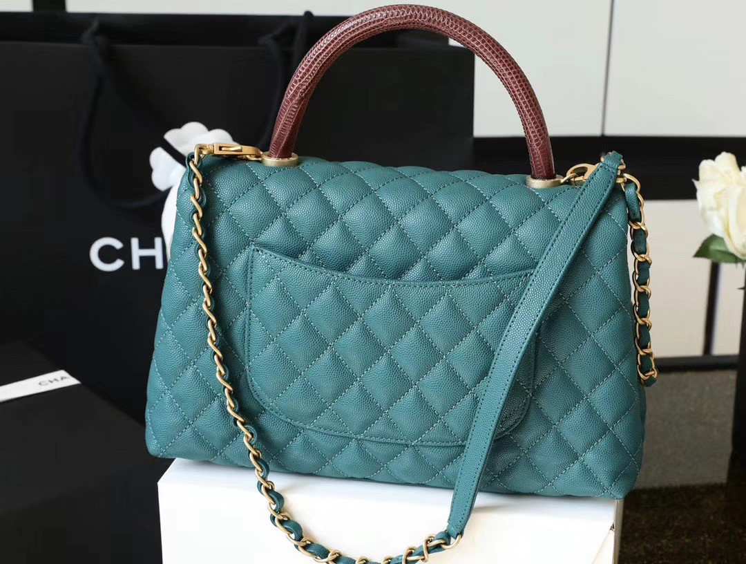 Ch**el coco handle handbag