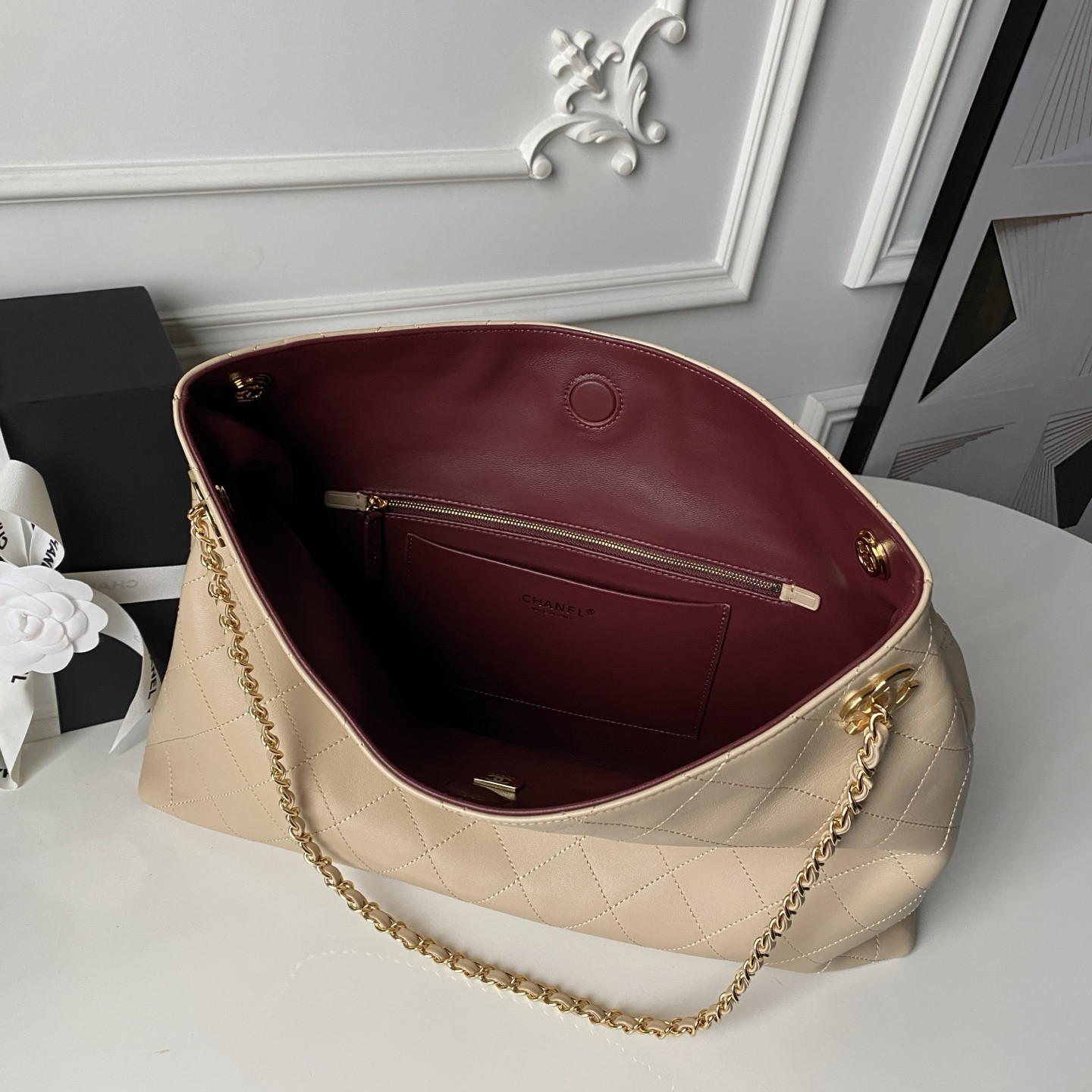 Ch**el shopping bag as6241 40x28x9cm