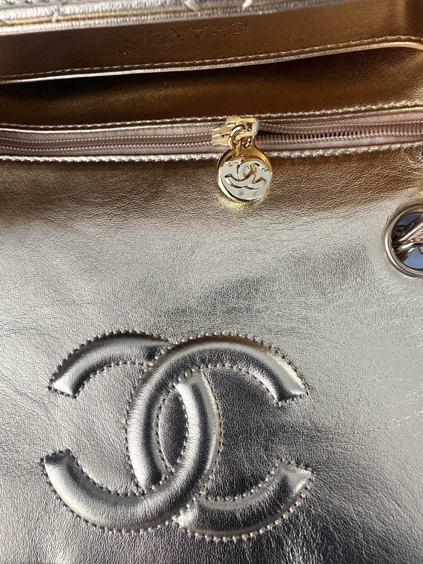 Ch**el mini square flap bag as3349 17.5cm