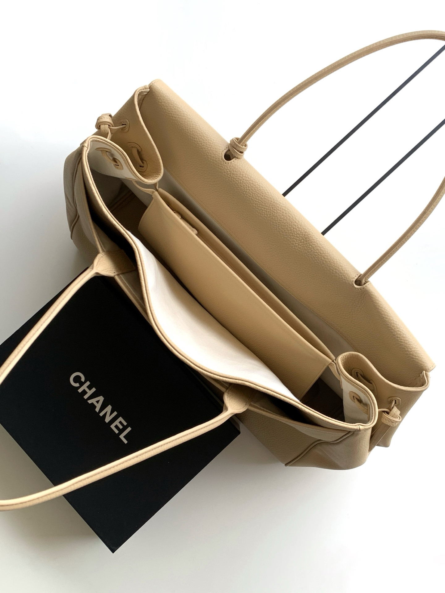 Ch**el large shopping tote as6289 33x43x17.5cm