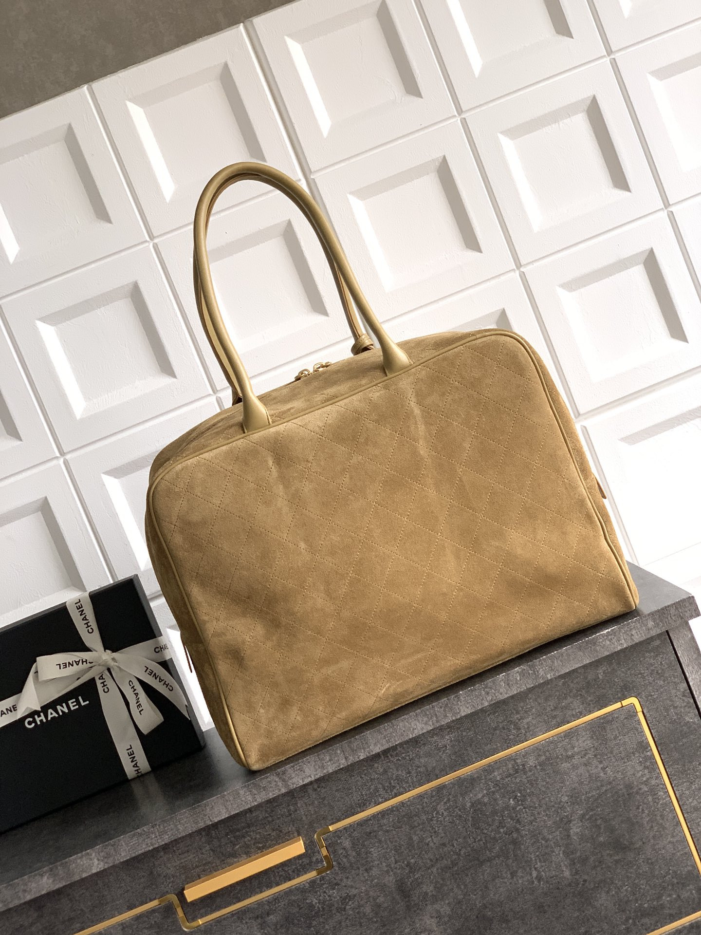 Ch**el maxi bowling bag as6212 42x32x21cm