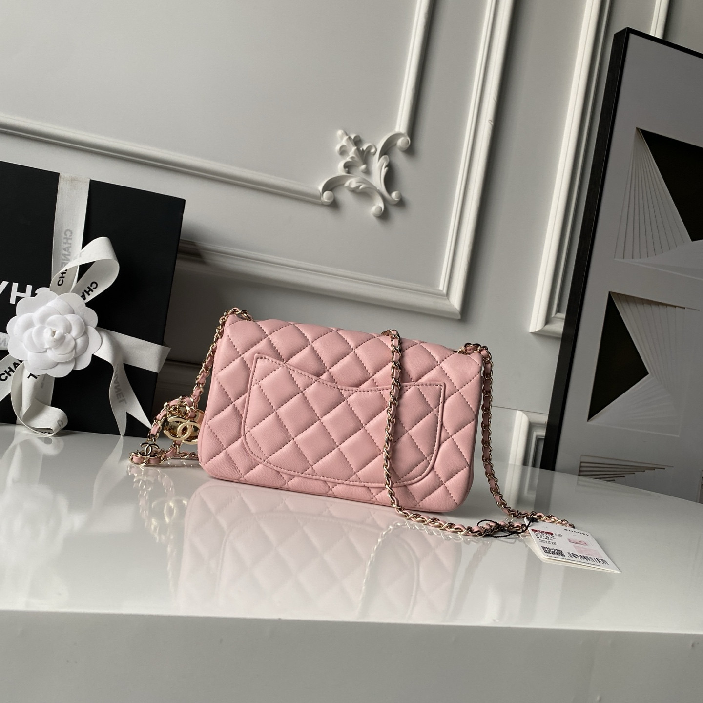 Ch**el classic flap handbag cf as5759 20x13x7cm