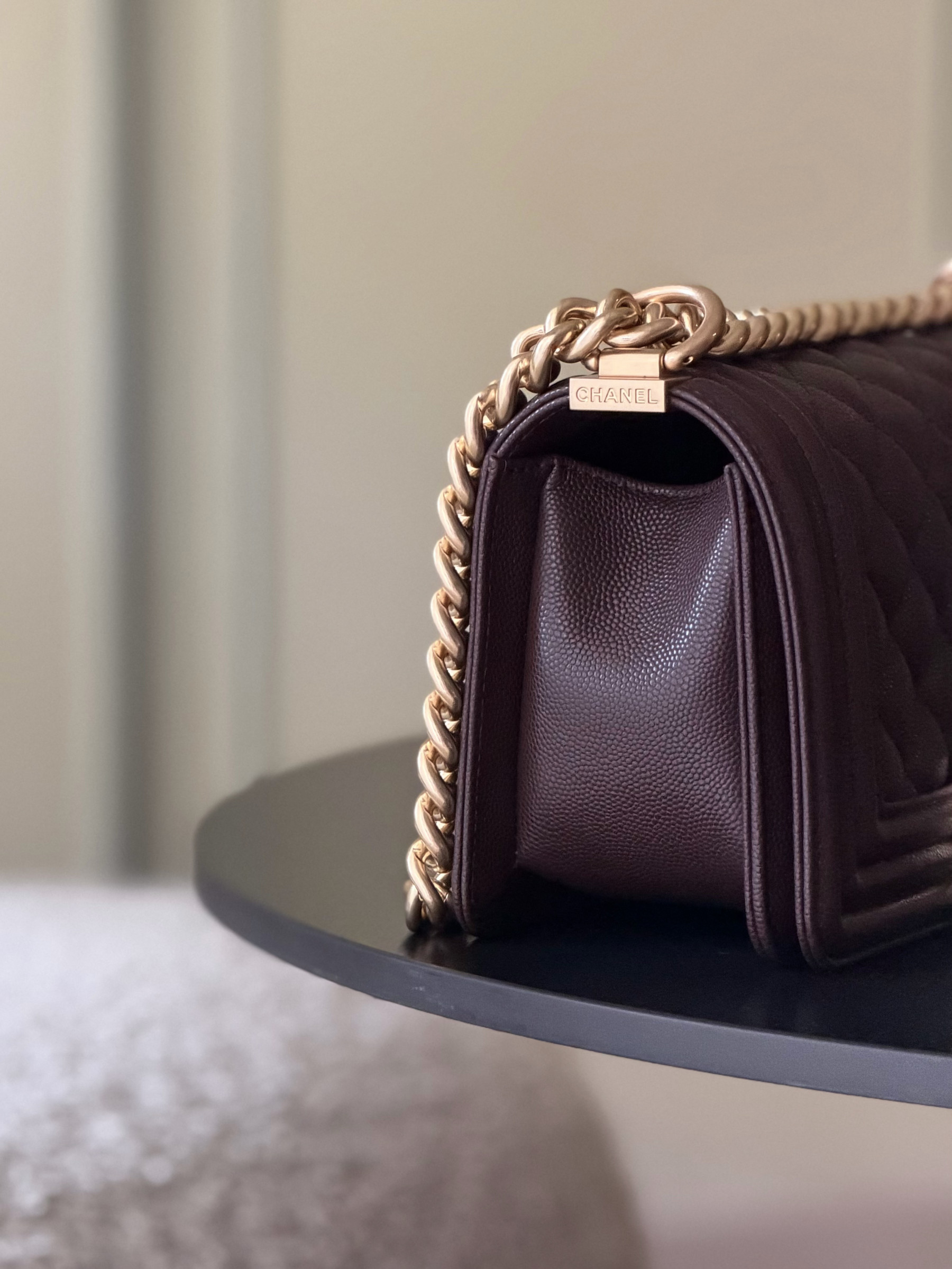 Ch**el boy handbag 12x20x7cm