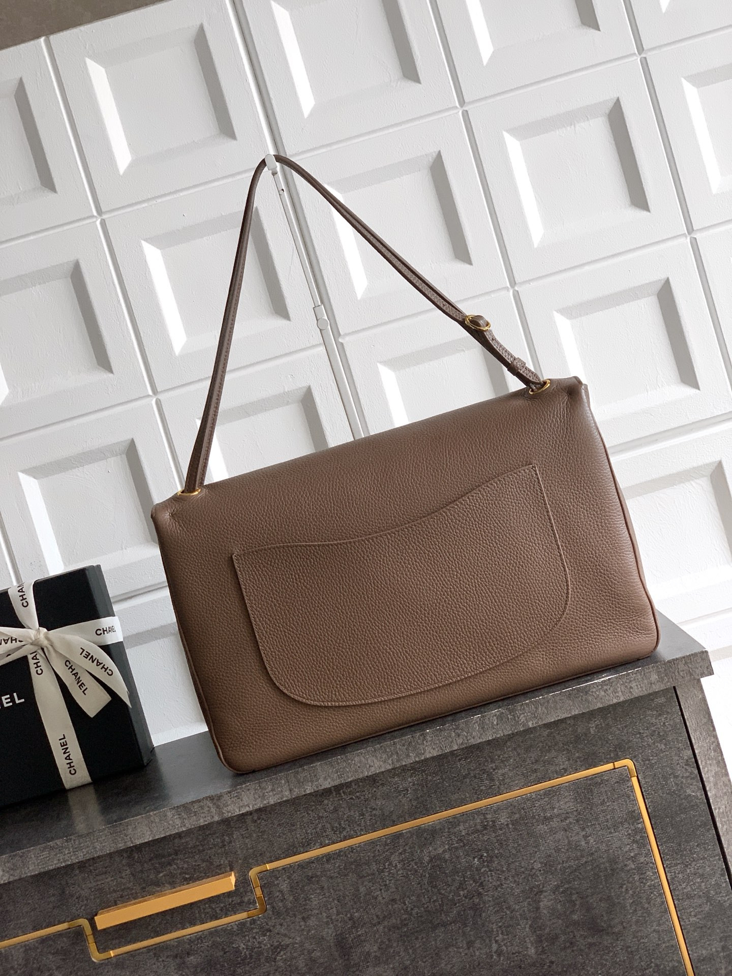 Ch**el maxi flap bag as6233 26x38.5x11cm