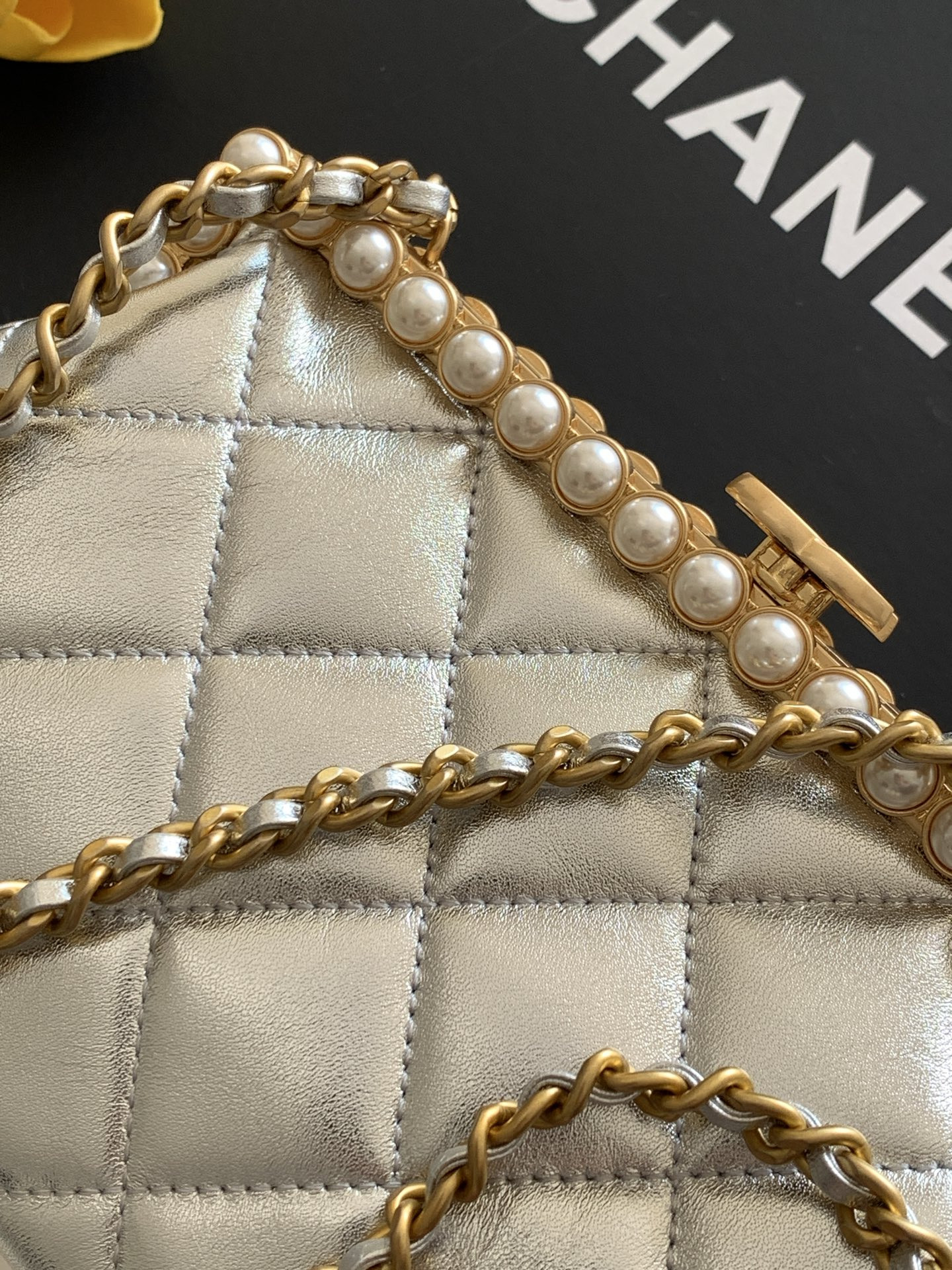 Ch**el clutch as5912 10x20x7cm