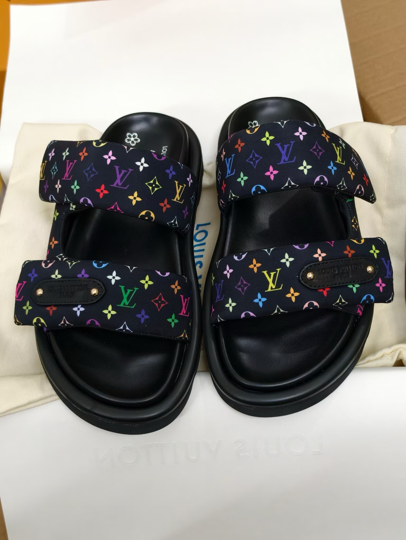 UA LV Pool Pillow Mules