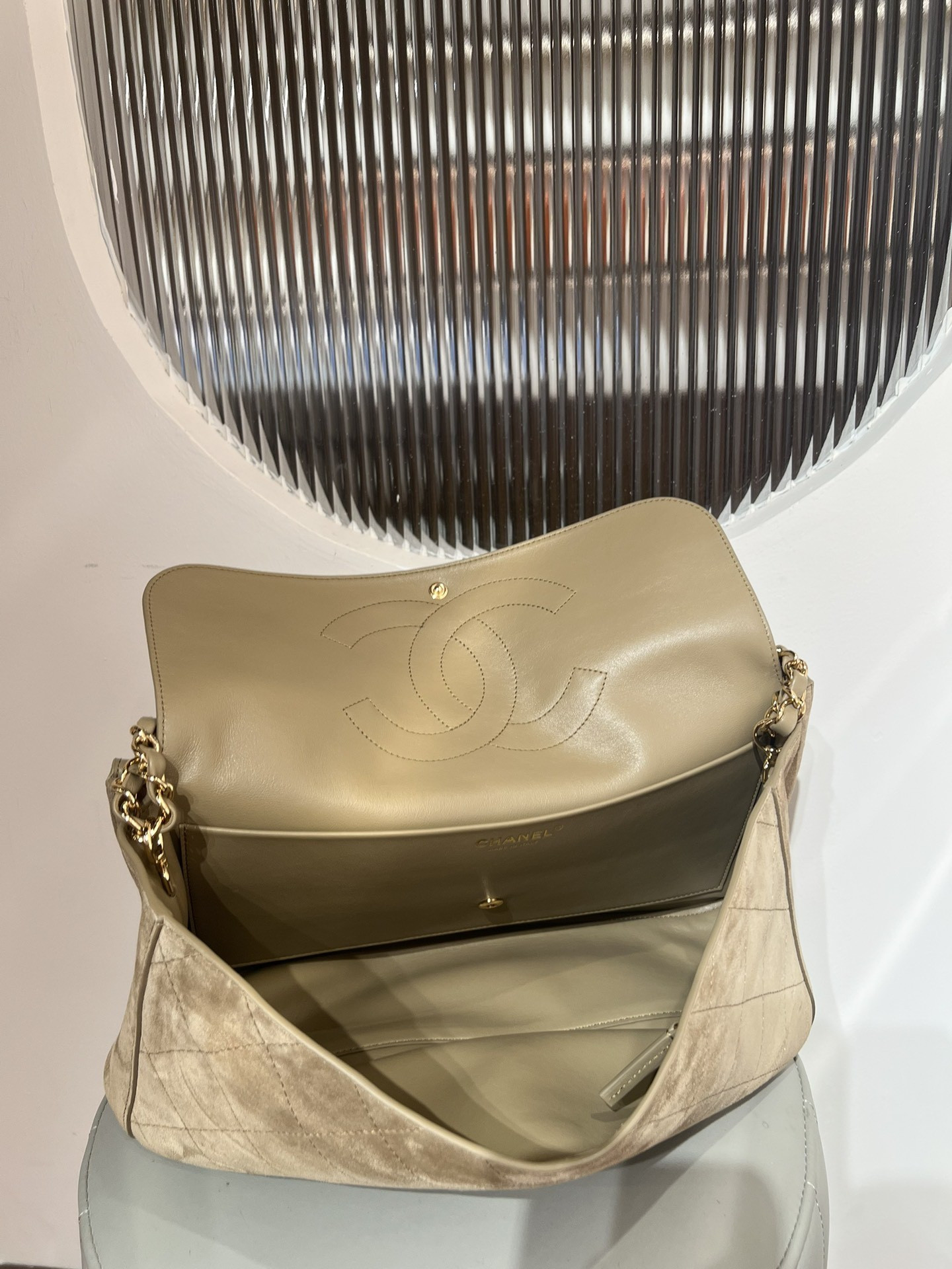 Ch**el maxi flapbag as6231 19.5x32x10cm