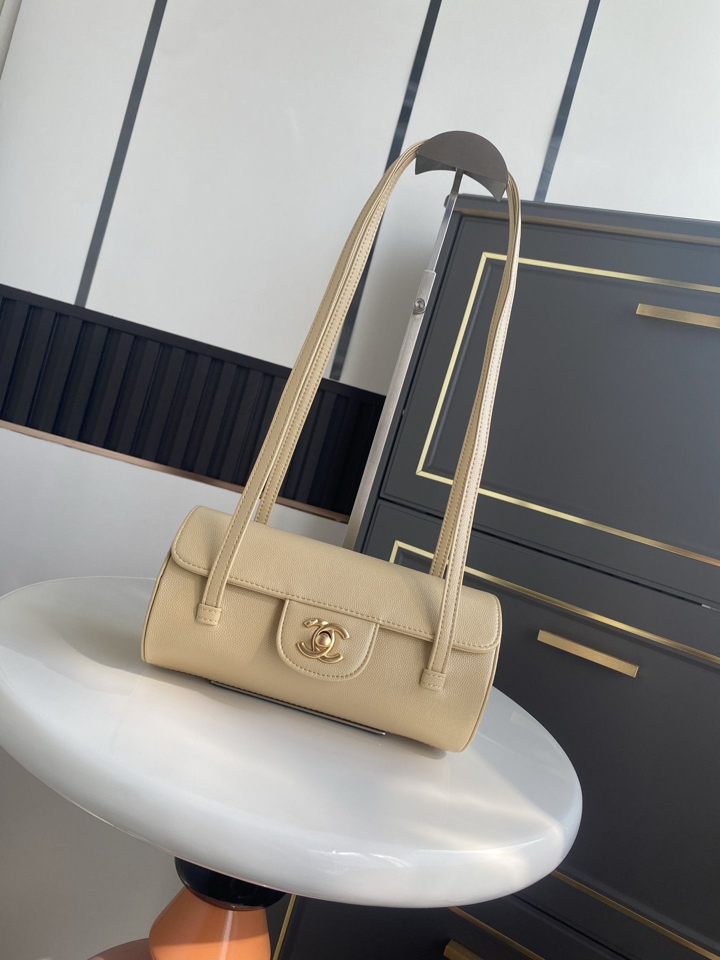 Ch**el small bowling bag as6143 10x20.5x10cm