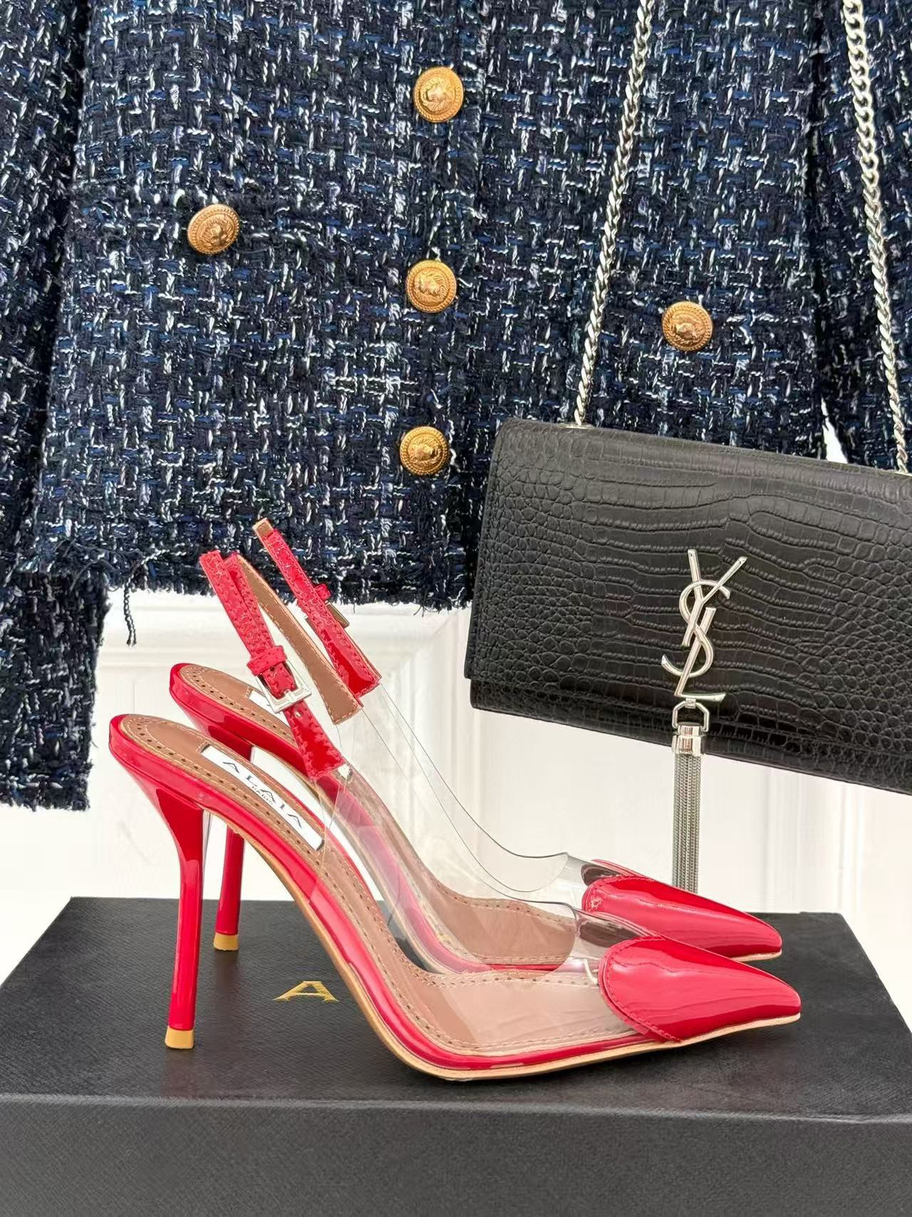 UA A1a1a Patent Heart-Toe Stiletto Pumps