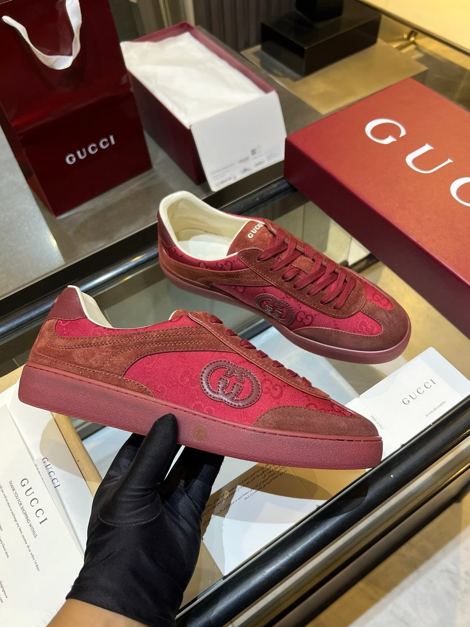 ua Gvc*1 g75 sneaker rosso ancora