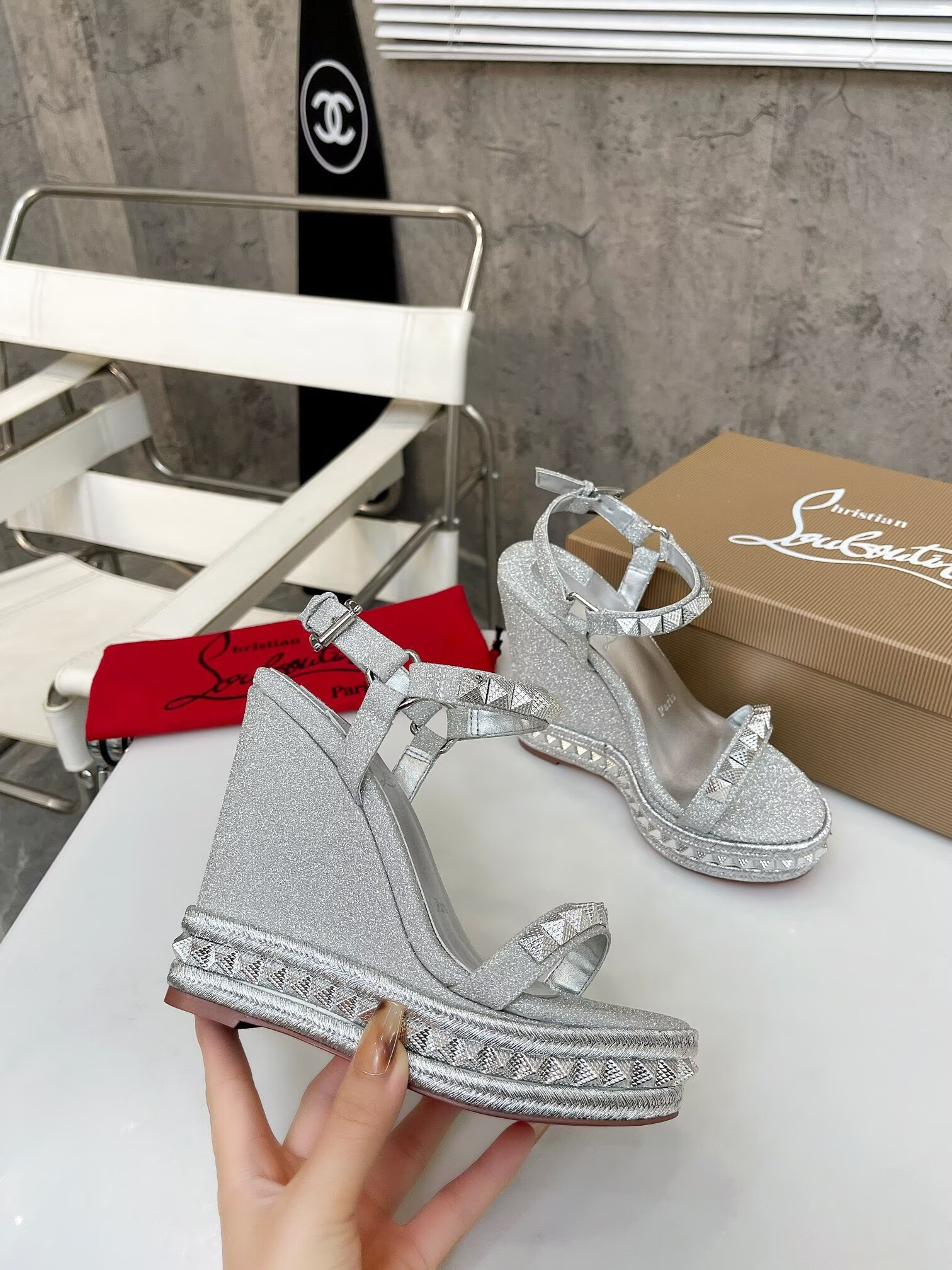 ua Chr1st1an louboutin pyraclou 120 mm