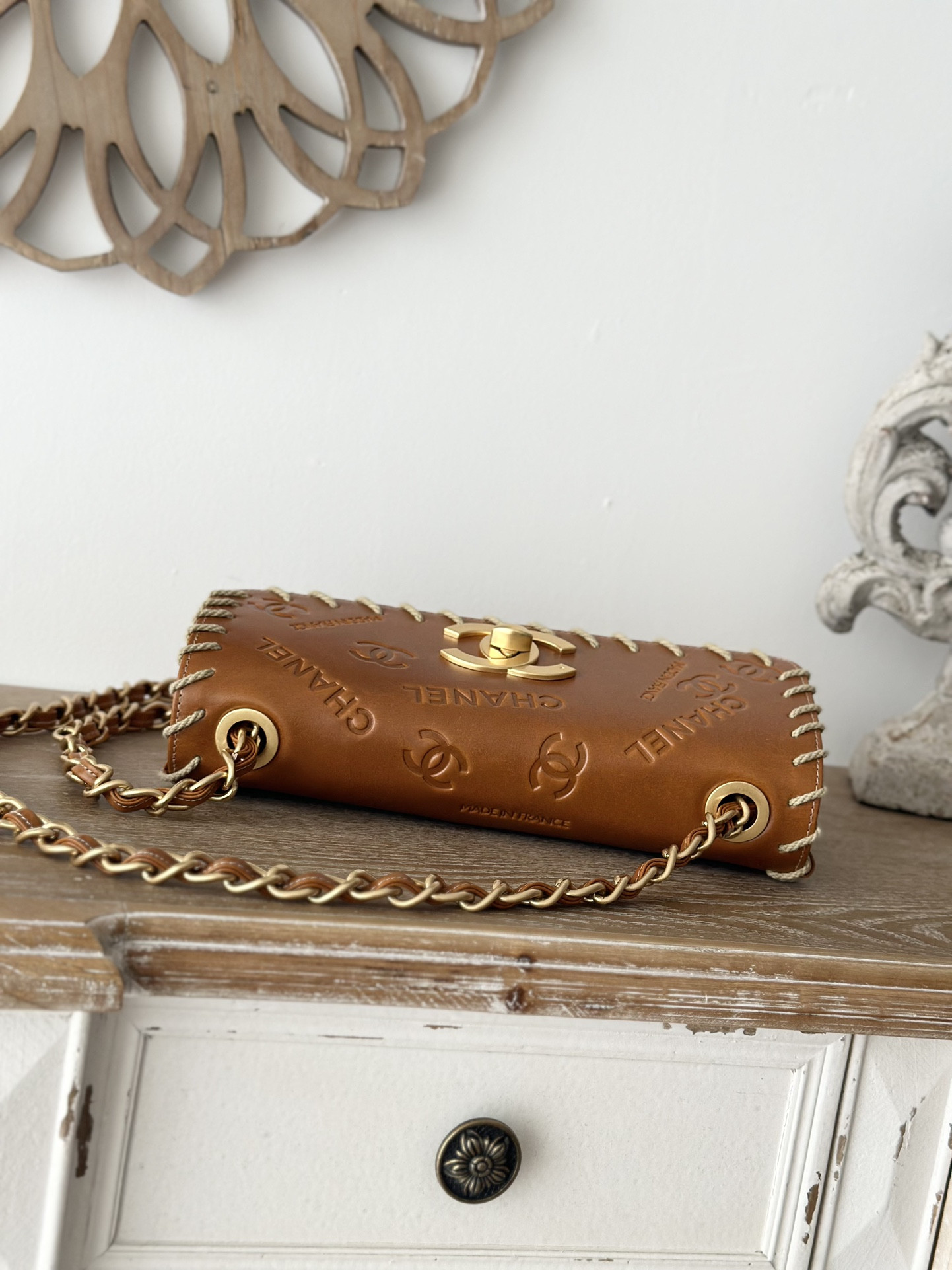 Ch**el flap bag 25x14x6cm