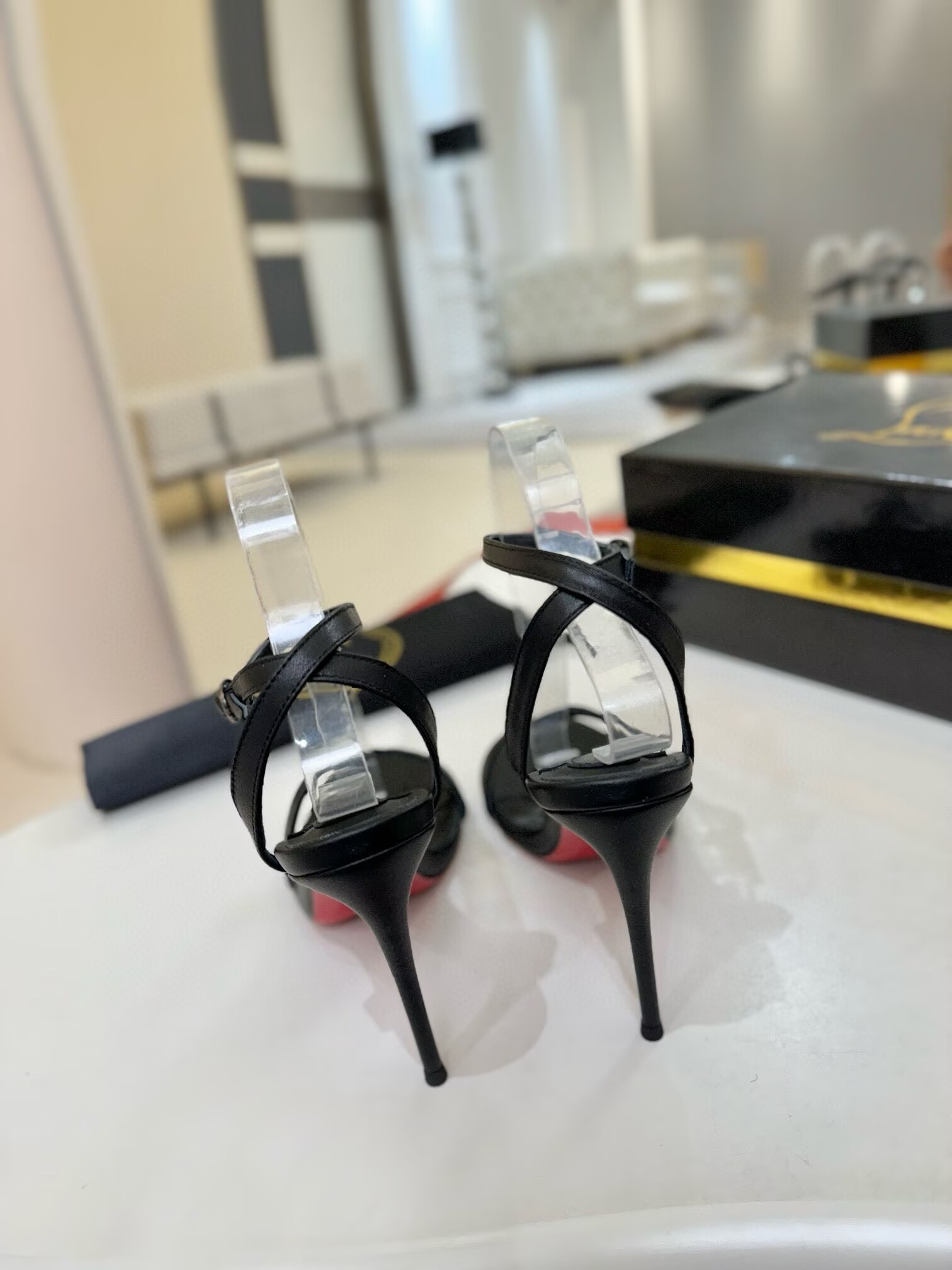 ua Chr1st1an louboutin 100mm sandals