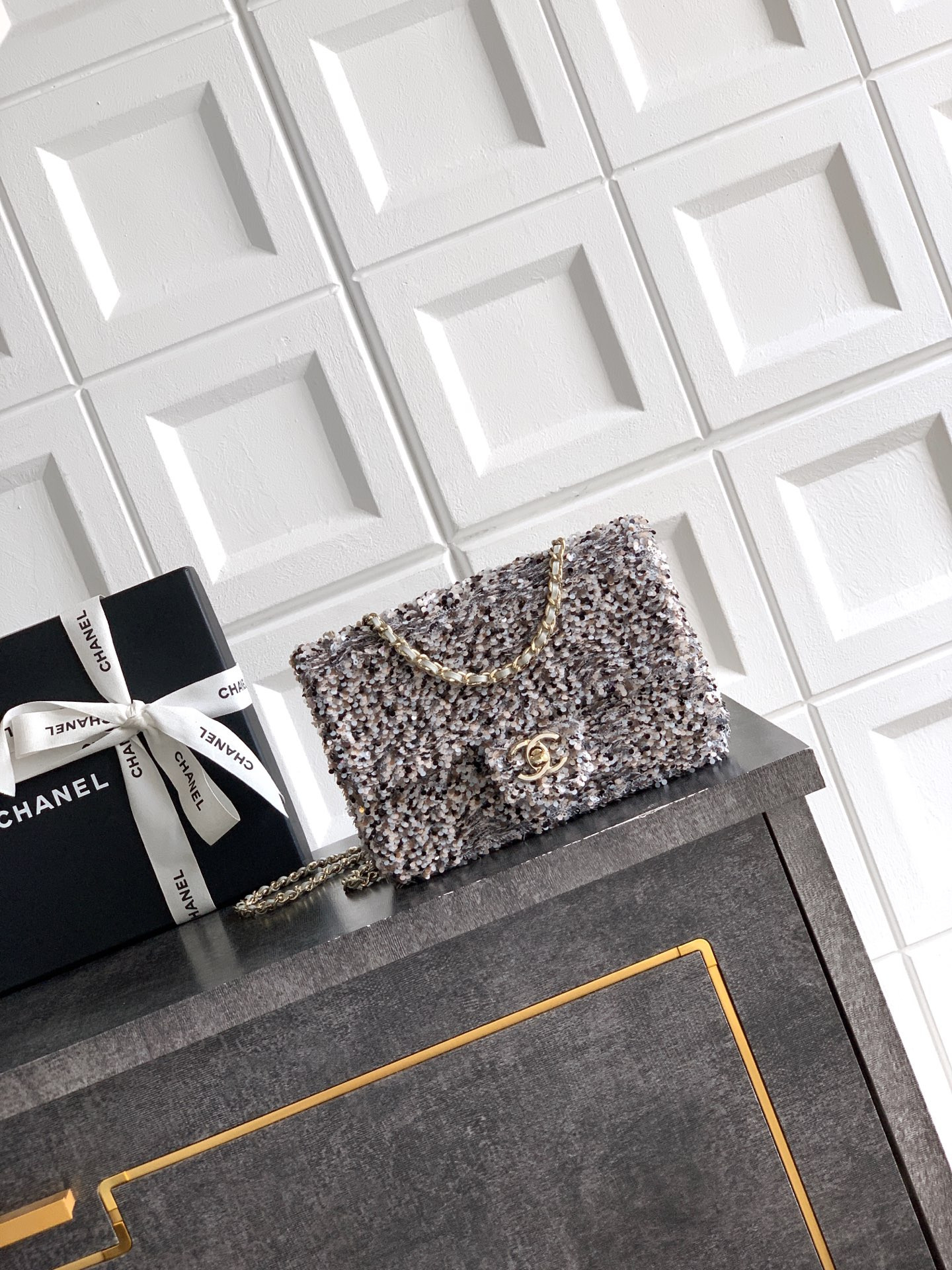 Ch**el flap bag 20x12x6cm