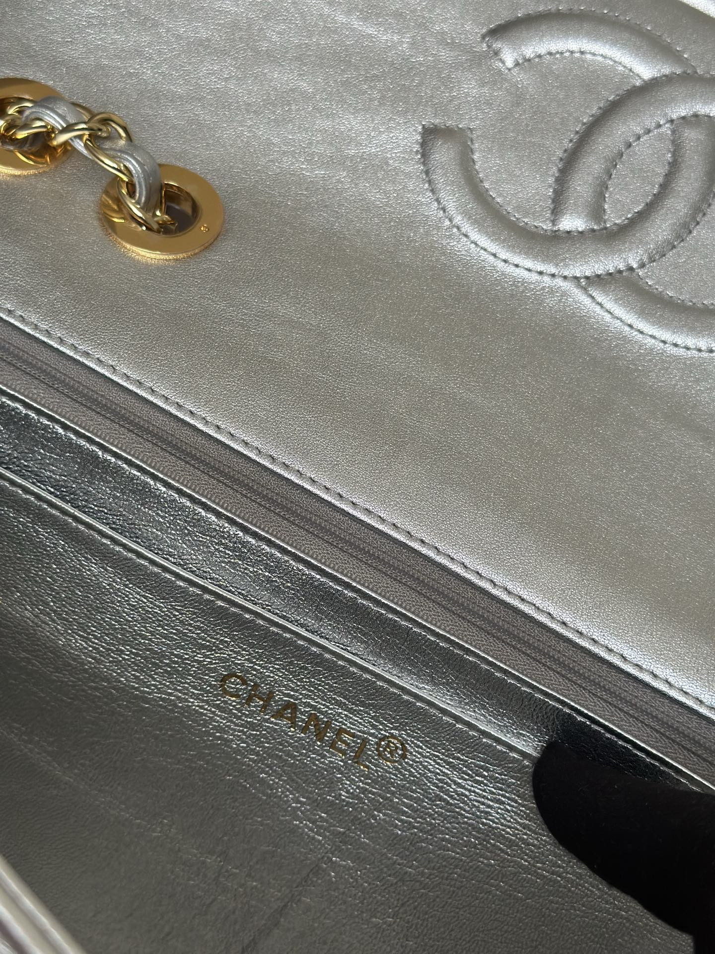 Ch**el flap bag 34x22x10cm