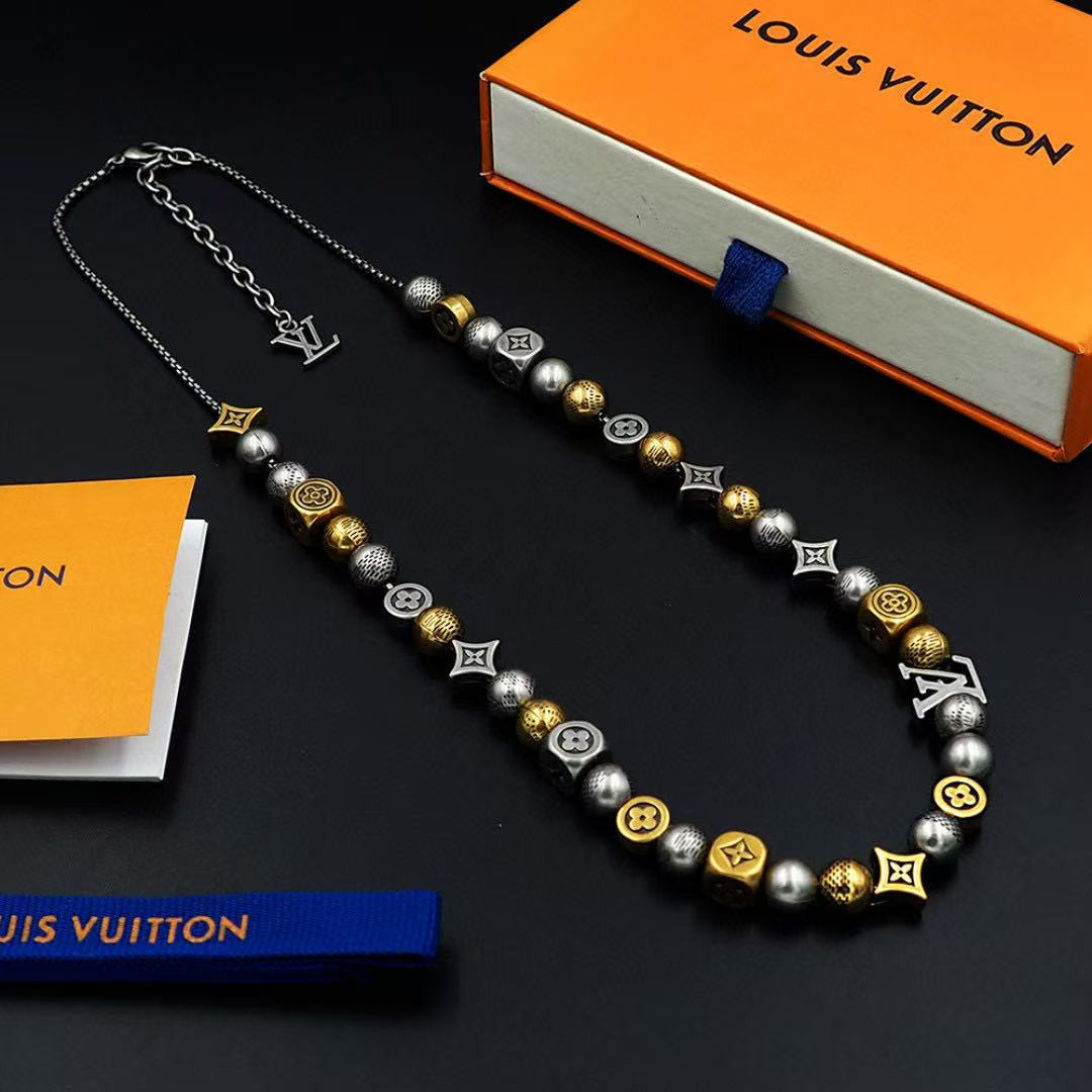 L0vis Vvtt0n Damier Party Necklace