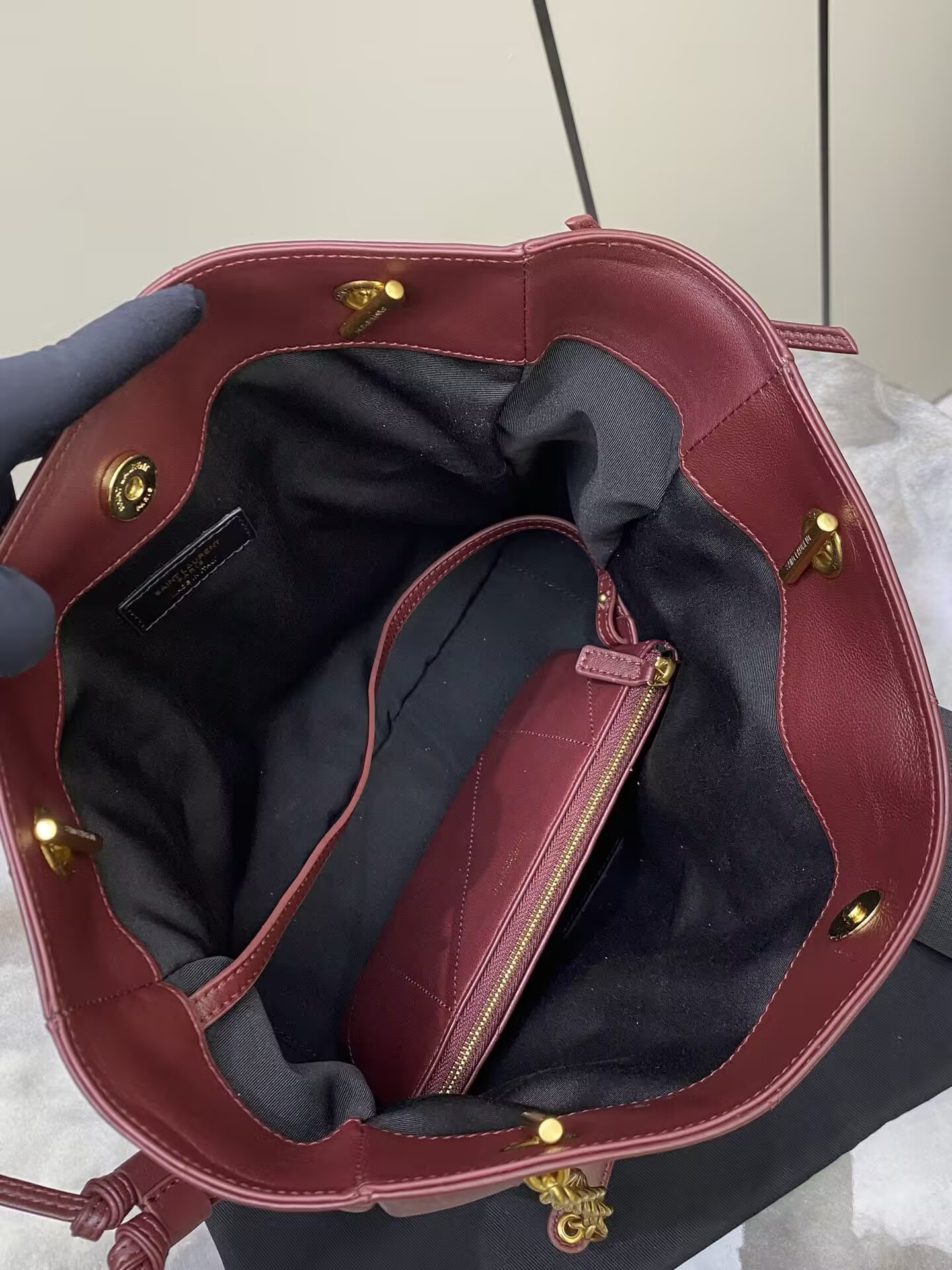 Y51 jamie shopping small in lambskin 28x29x8cm