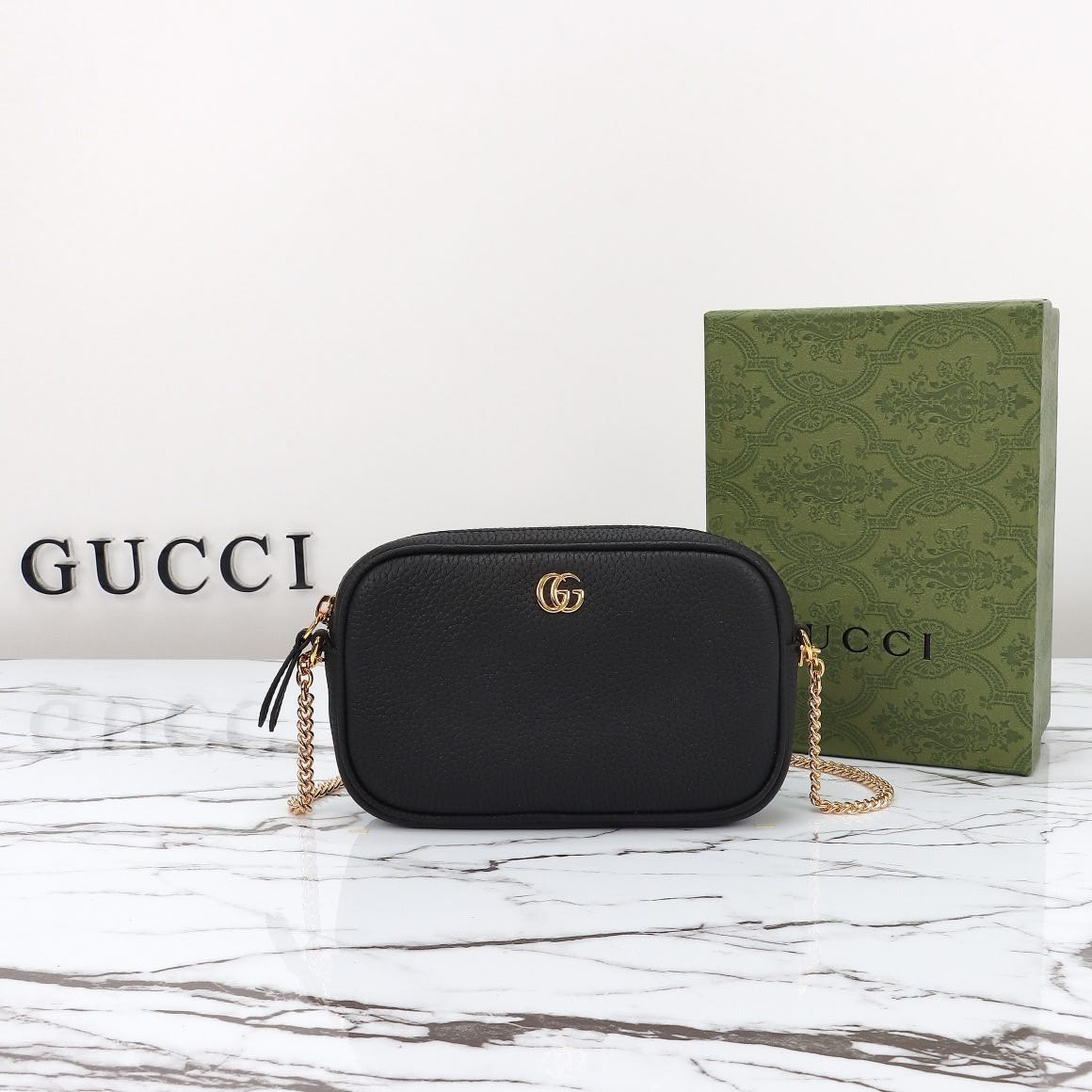 Gvc*1 GG Marmont Mini Camera Bag 18.5x11x4cm