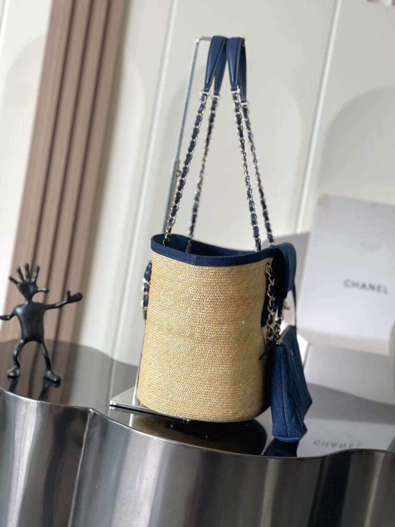 Ch**el shopping bag 26x54x18cm