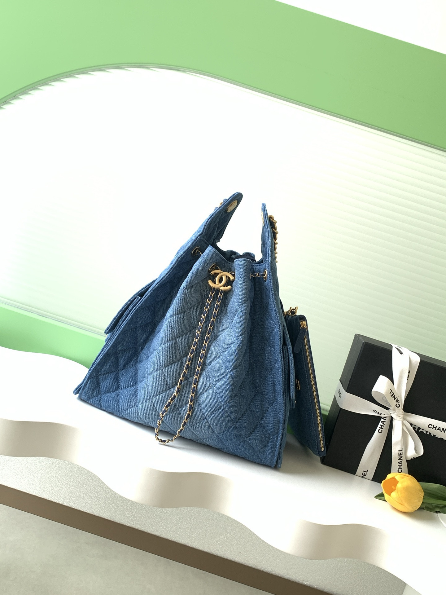 Ch**el 25c bucket hobo bag as5231 40x30x15cm