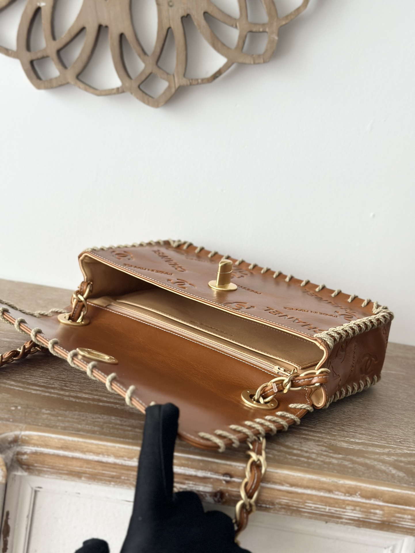 Ch**el flap bag 25x14x6cm