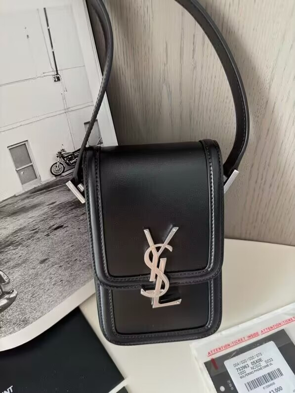 Y51 SOLFERINO MINI BAG IN SMOOTH LEATHER 18 X 11 X 5 CM