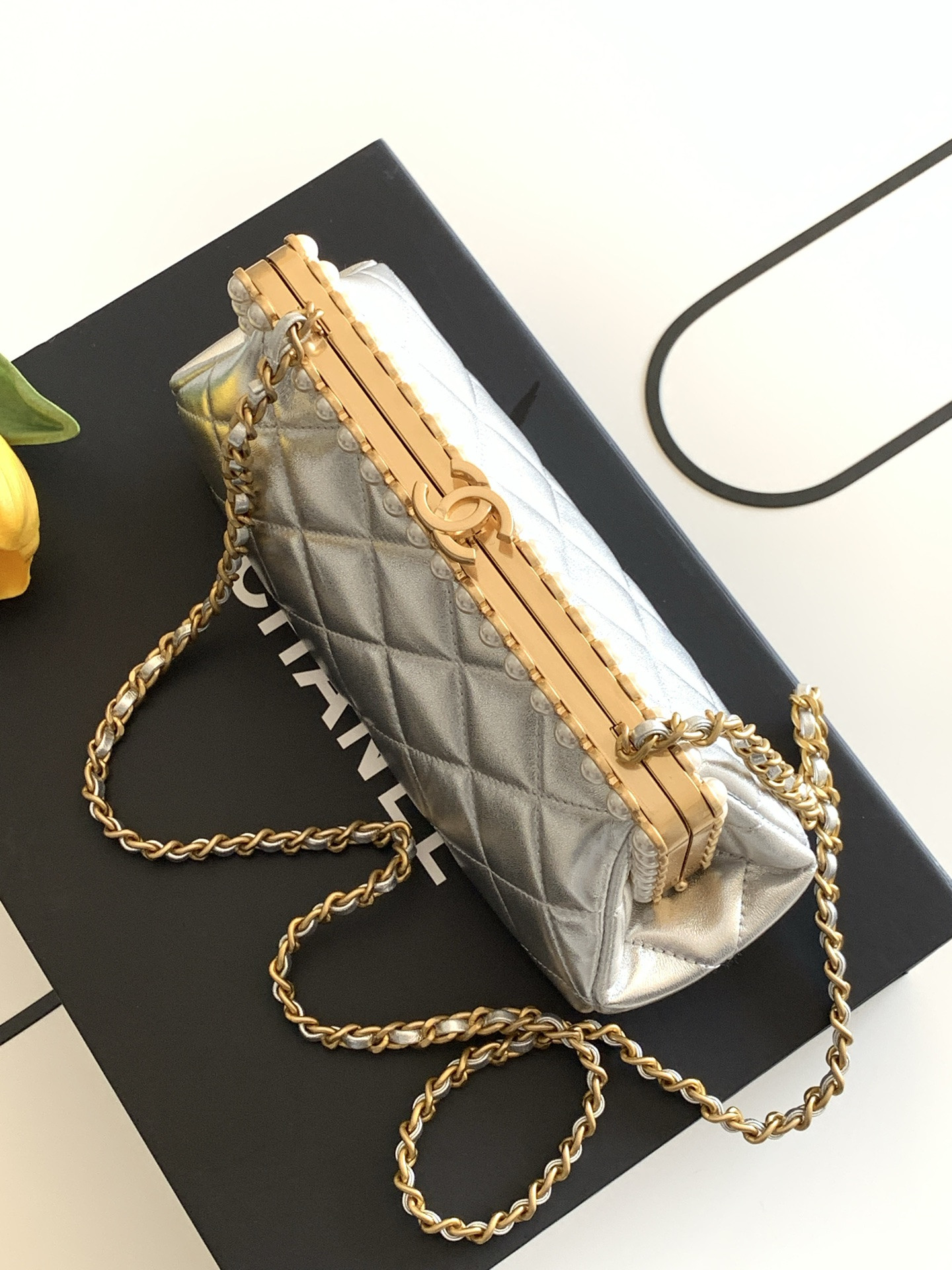 Ch**el clutch as5912 10x20x7cm