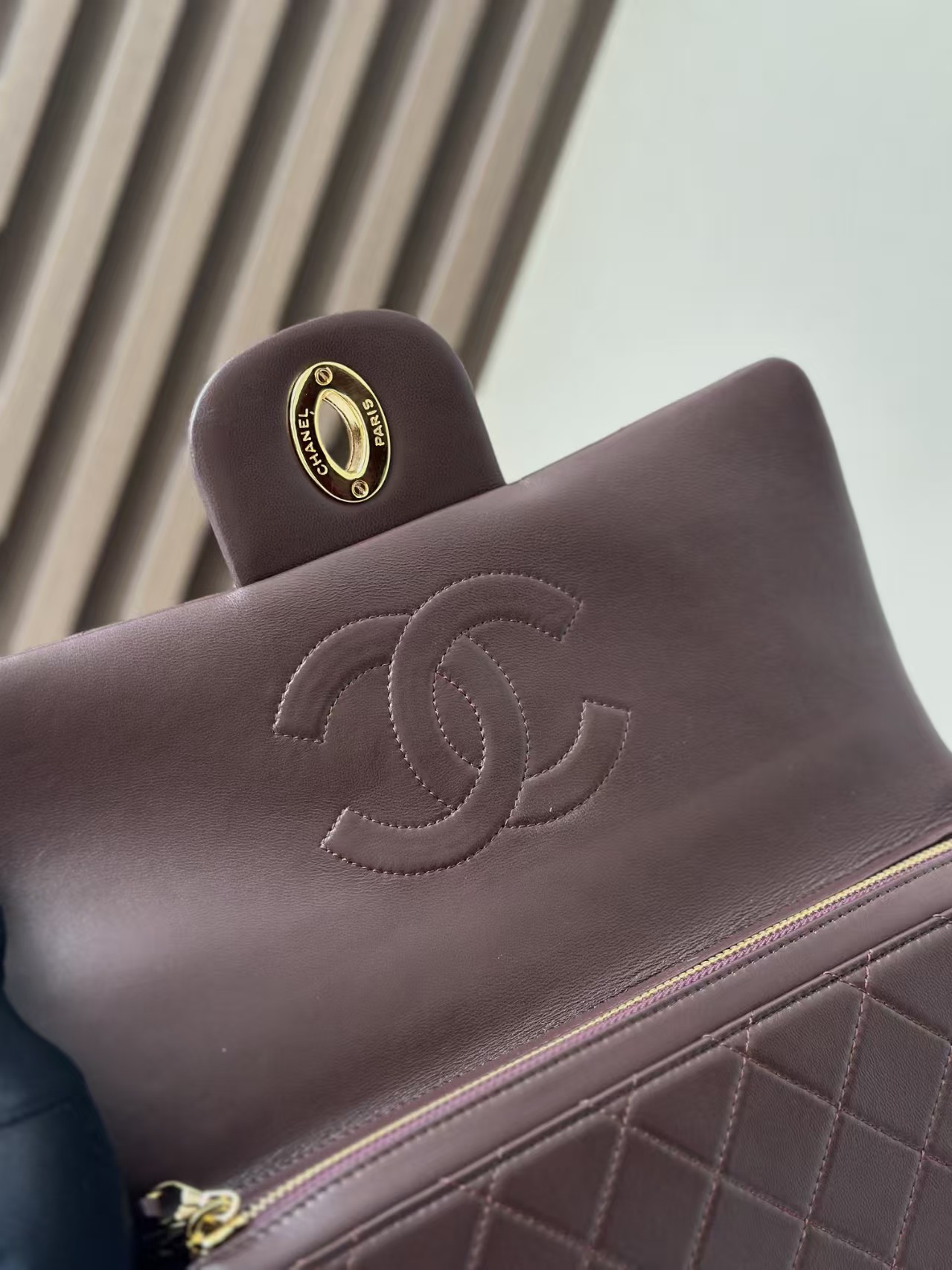 Ch**el flap backpack 30x21x8cm