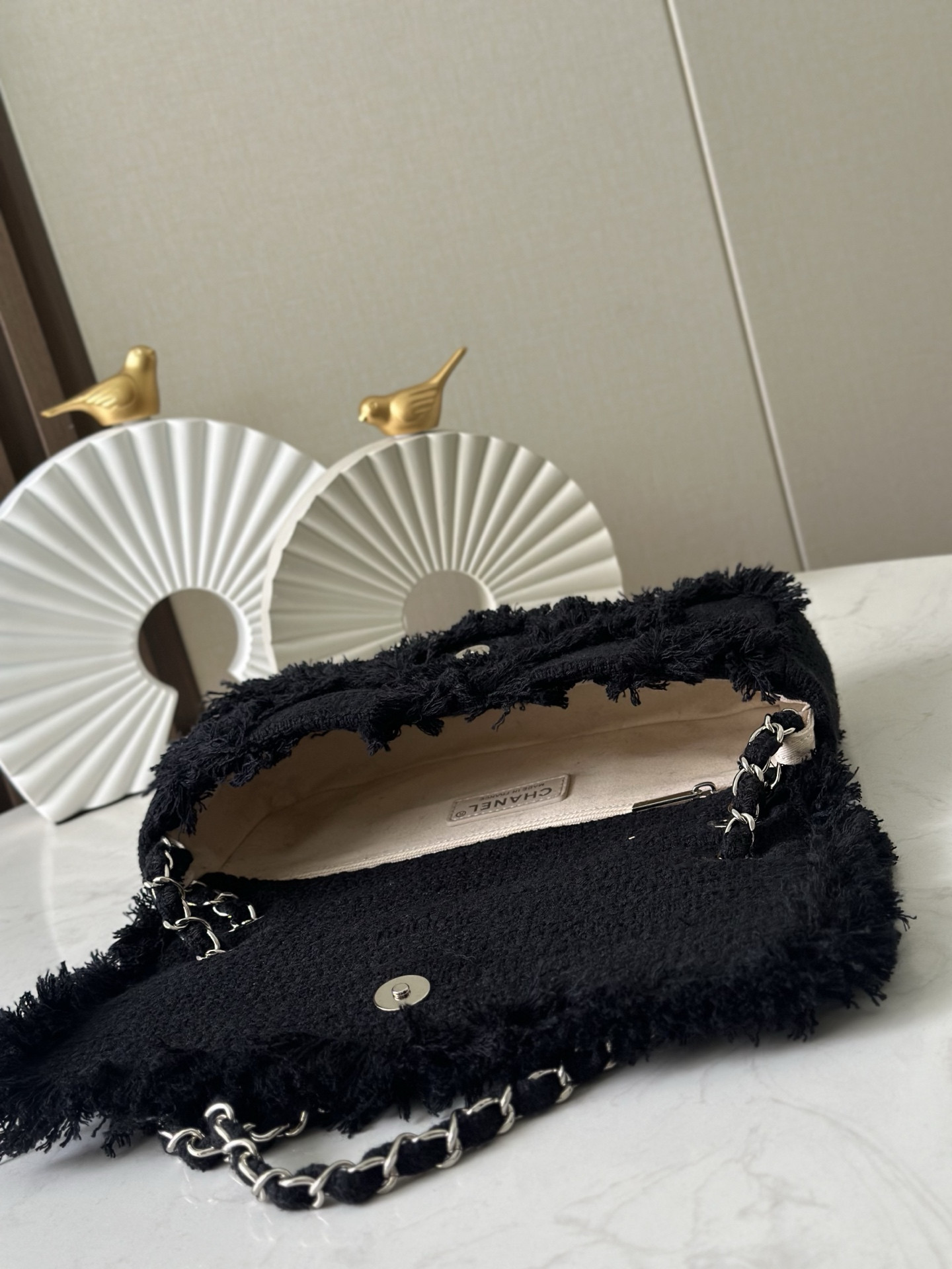 Ch**el vintage flap bag as3318 27cm