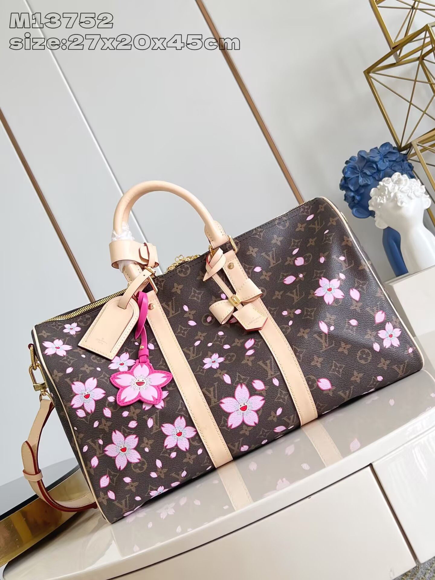 LV Keepall Bandoulière 45 M13752 45x27x20cm