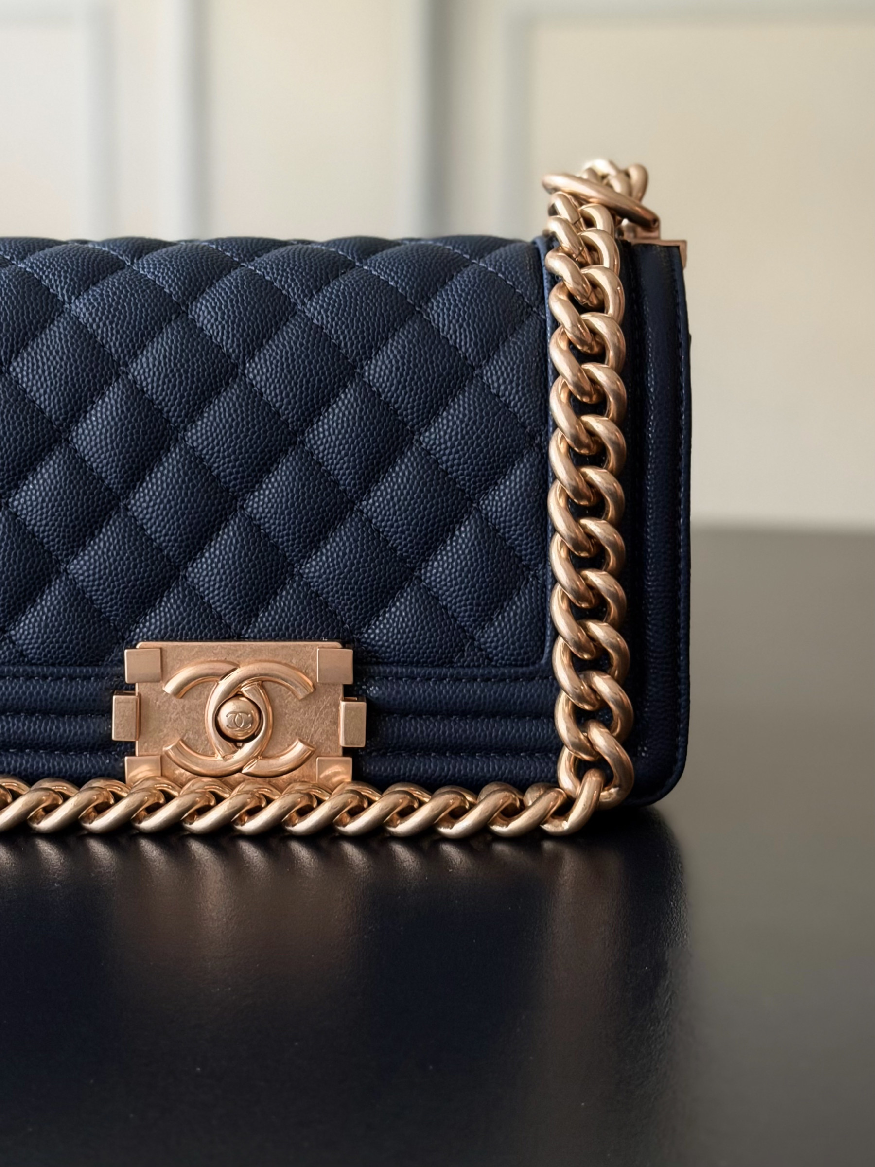Ch**el boy handbag 12x20x7cm