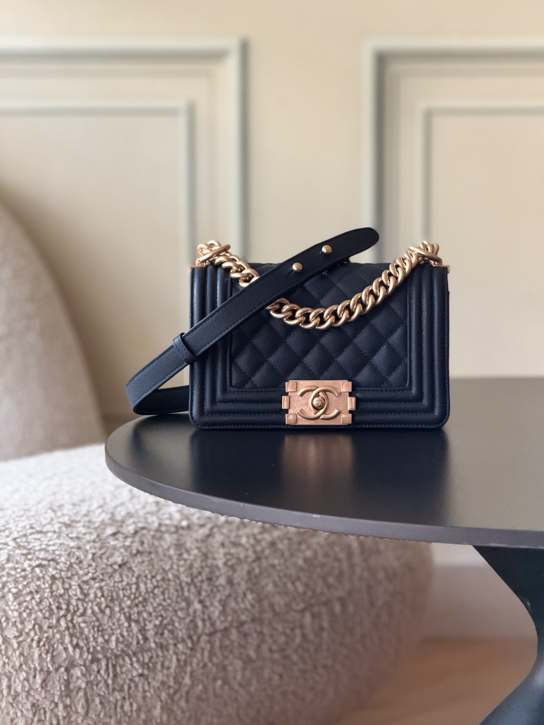 Ch**el boy handbag 12x20x7cm